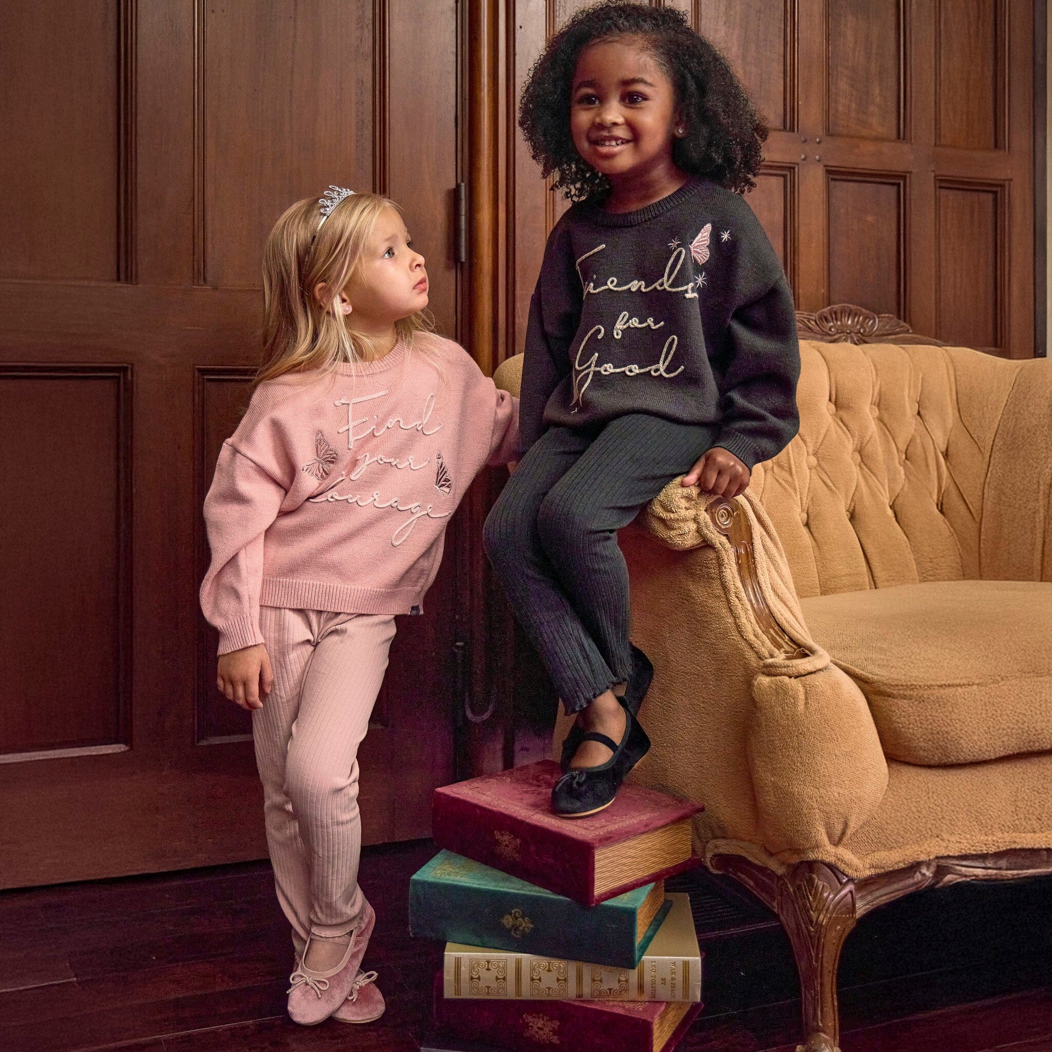 Infant & Toddler Girls Find Your Courage Wicked Sweater - Image 2