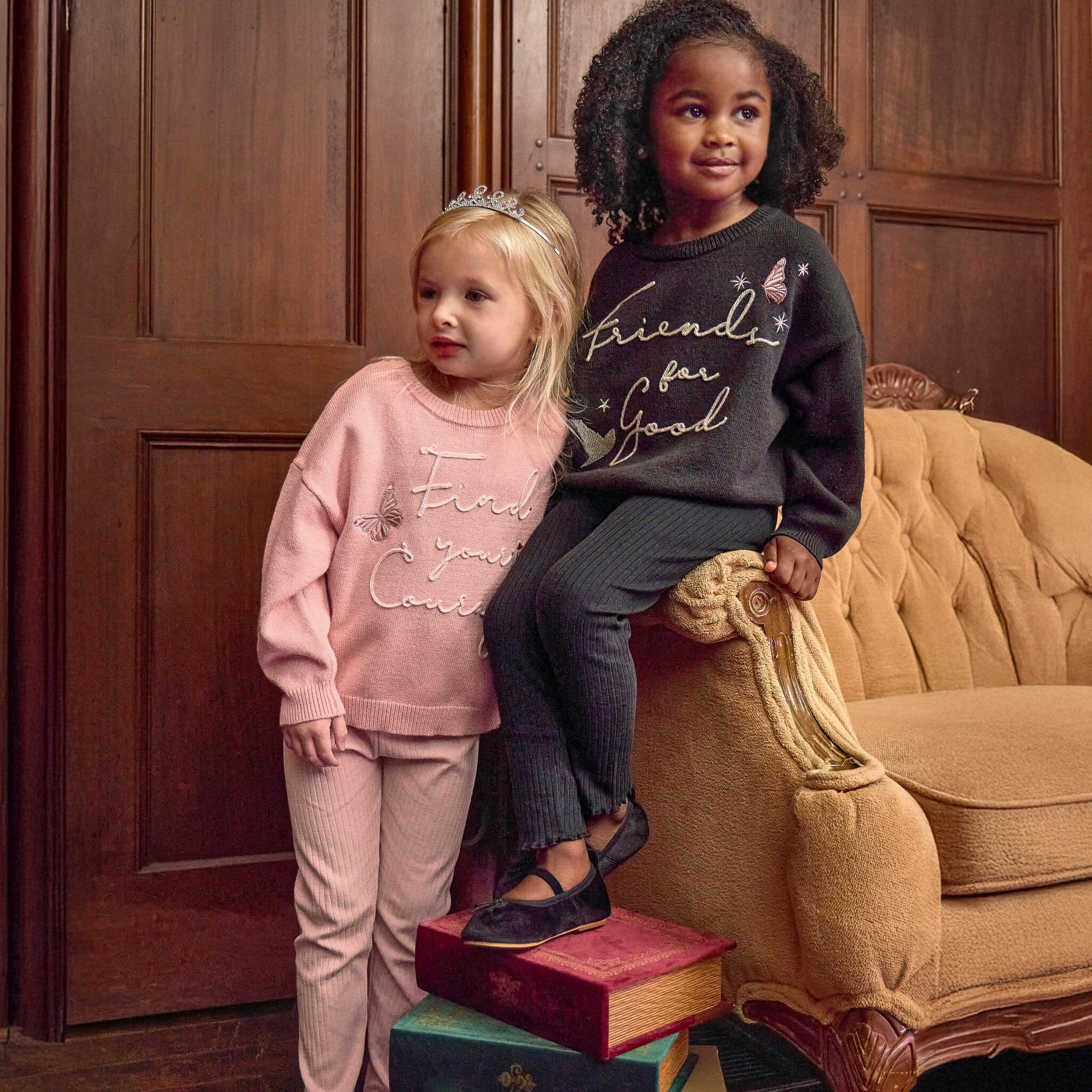 Infant & Toddler Girls Find Your Courage Wicked Sweater - Image 3