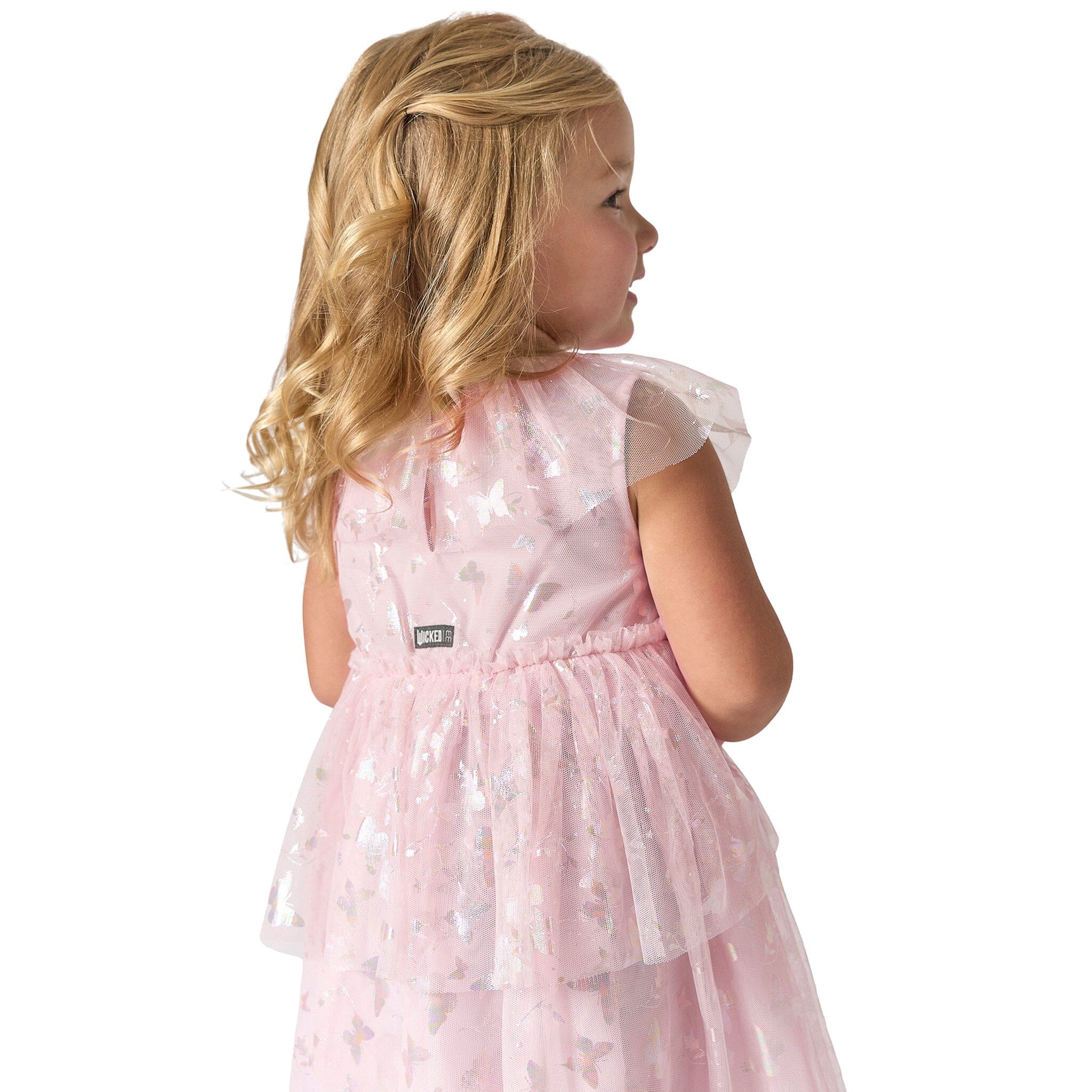 Toddler Girls Glinda-inspired Pink Wicked Dress - Image 6