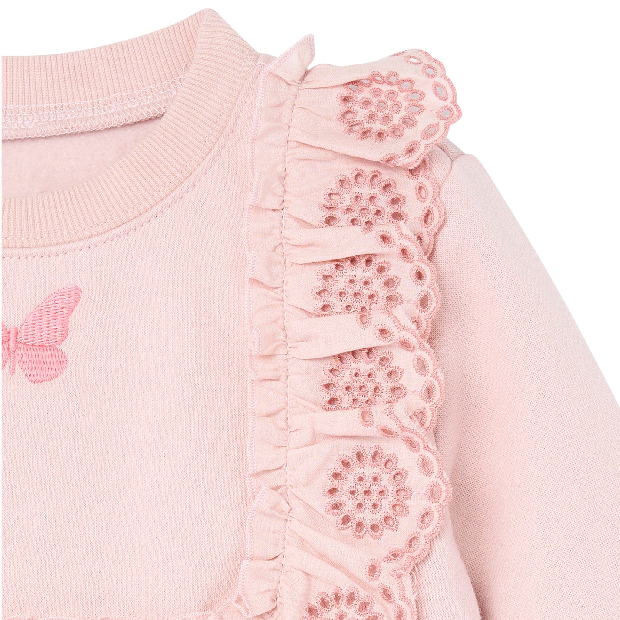 Infant & Toddler Girls Glinda Butterfly Ruffled Wicked Sweatshirt - Image 5