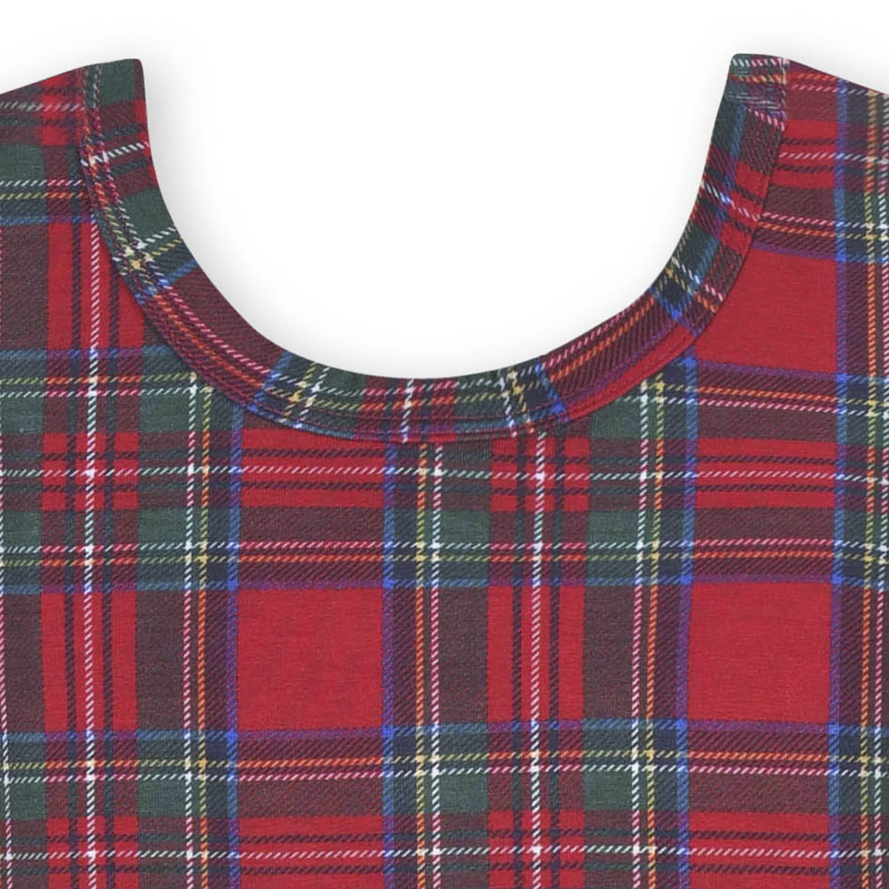Infant & Toddler Girls Plaid About You Buttery Soft Viscose Made from Eucalyptus Holiday Twirl Dress - Image 5