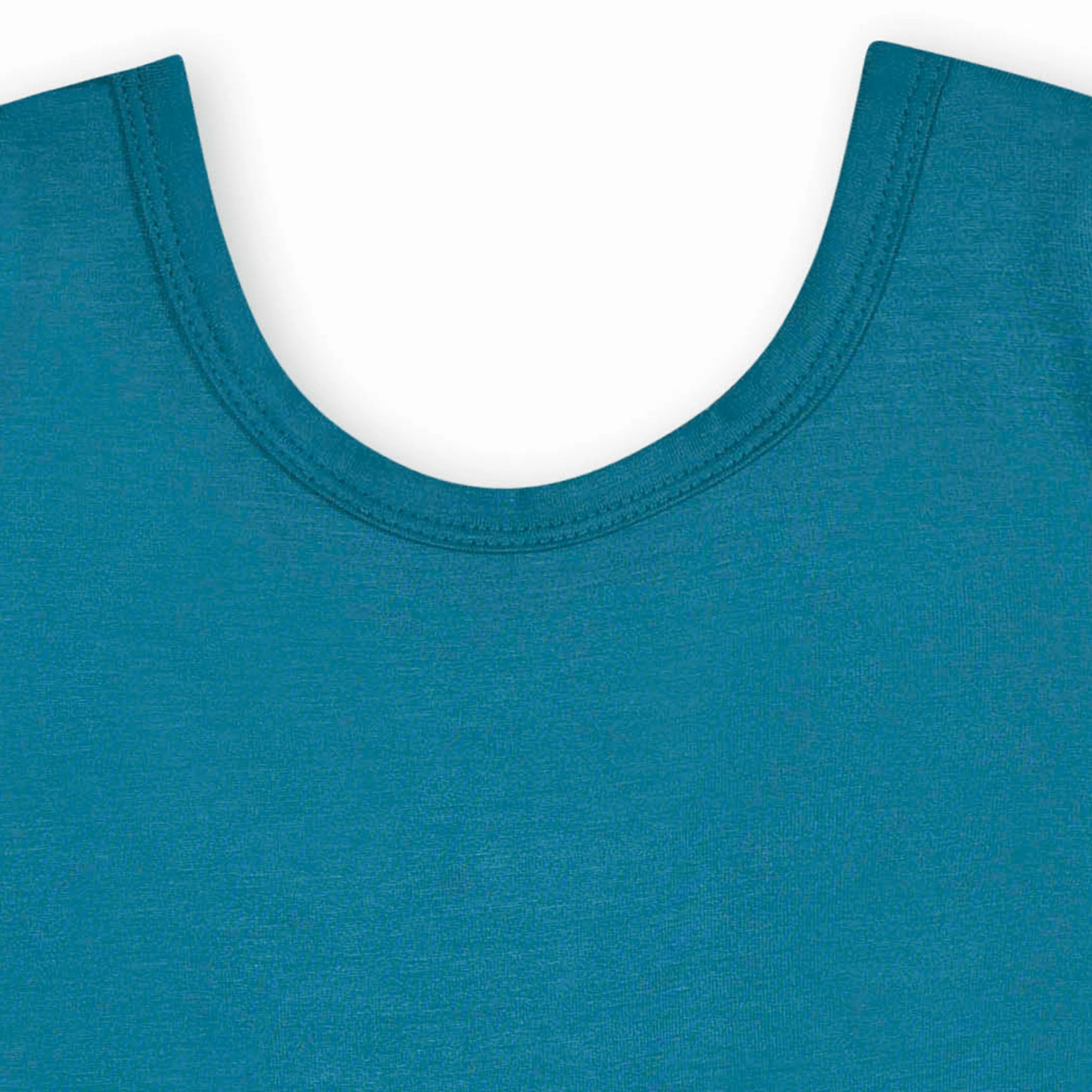 Infant & Toddler Girls Ocean Teal Buttery Soft Viscose Made from Eucalyptus Twirl Dress - Image 4