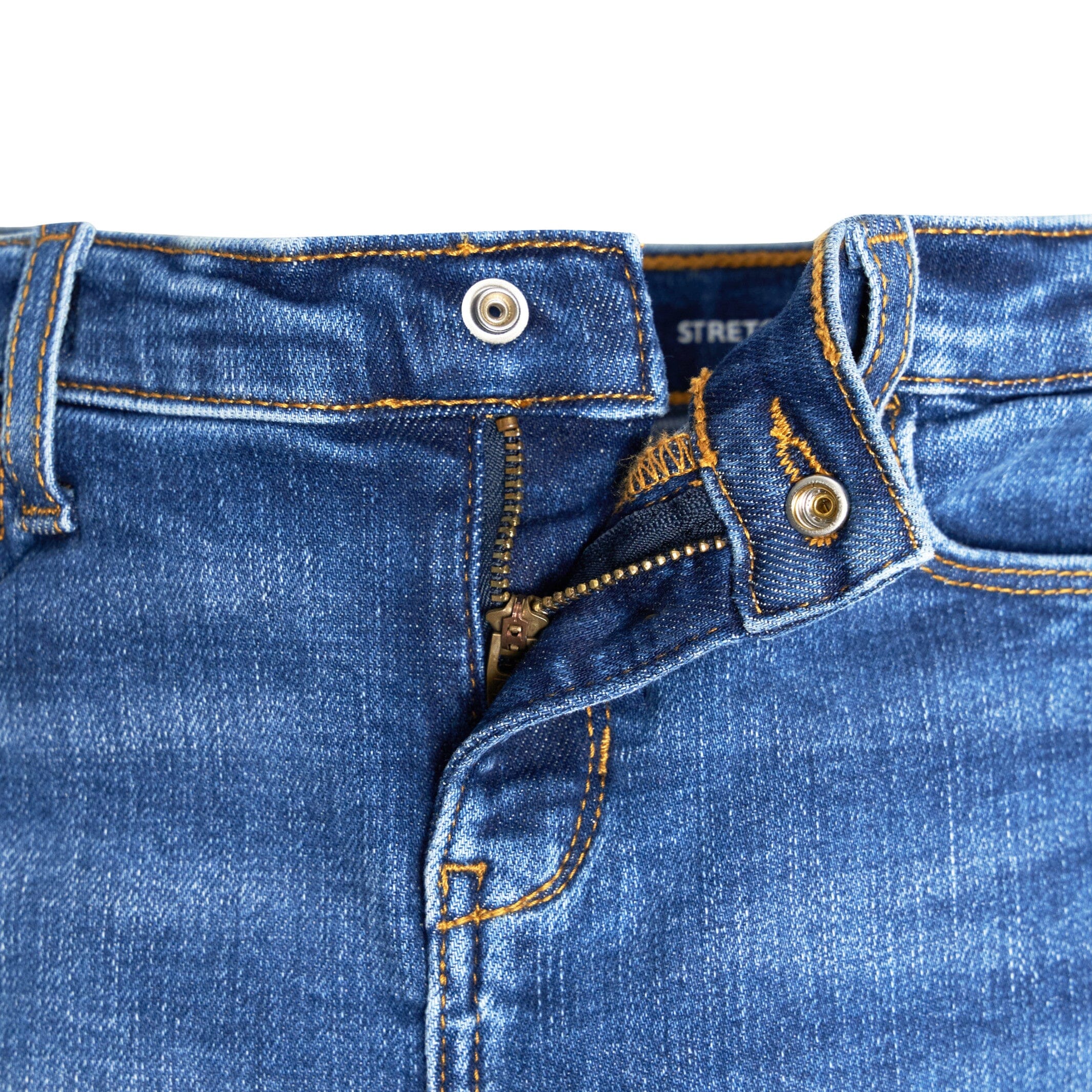 Infant and Toddler Neutral Denim Skinny Jeans - Image 3