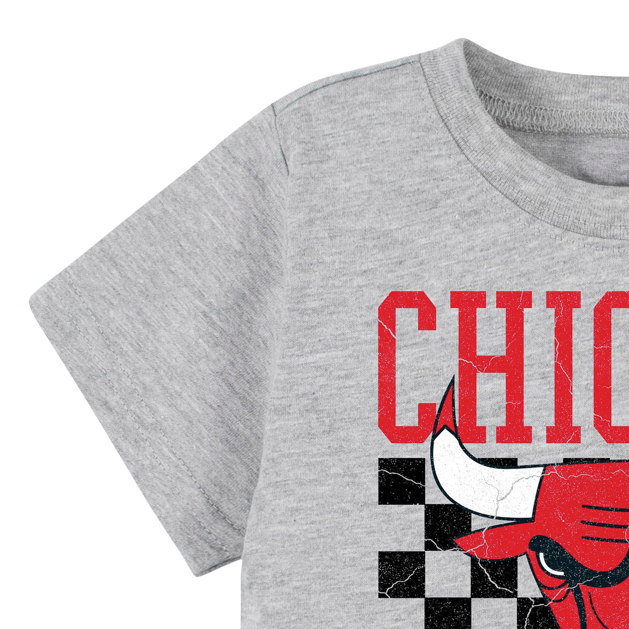 Infant & Toddler Neutral Gray Chicago Bulls T-Shirt - Image 2
