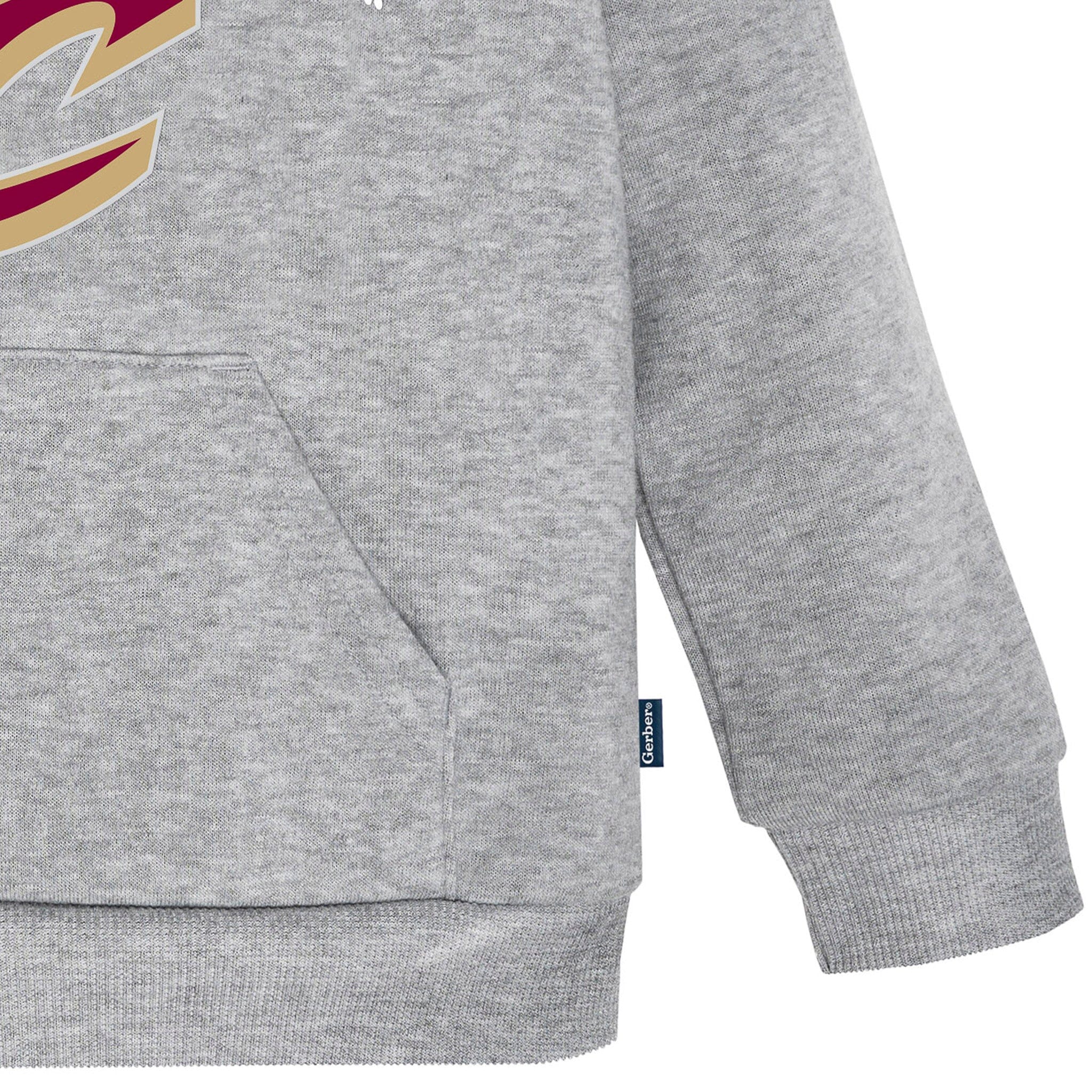 Infant & Toddler Neutral Gray Cleveland Cavaliers Hoodie - Image 4
