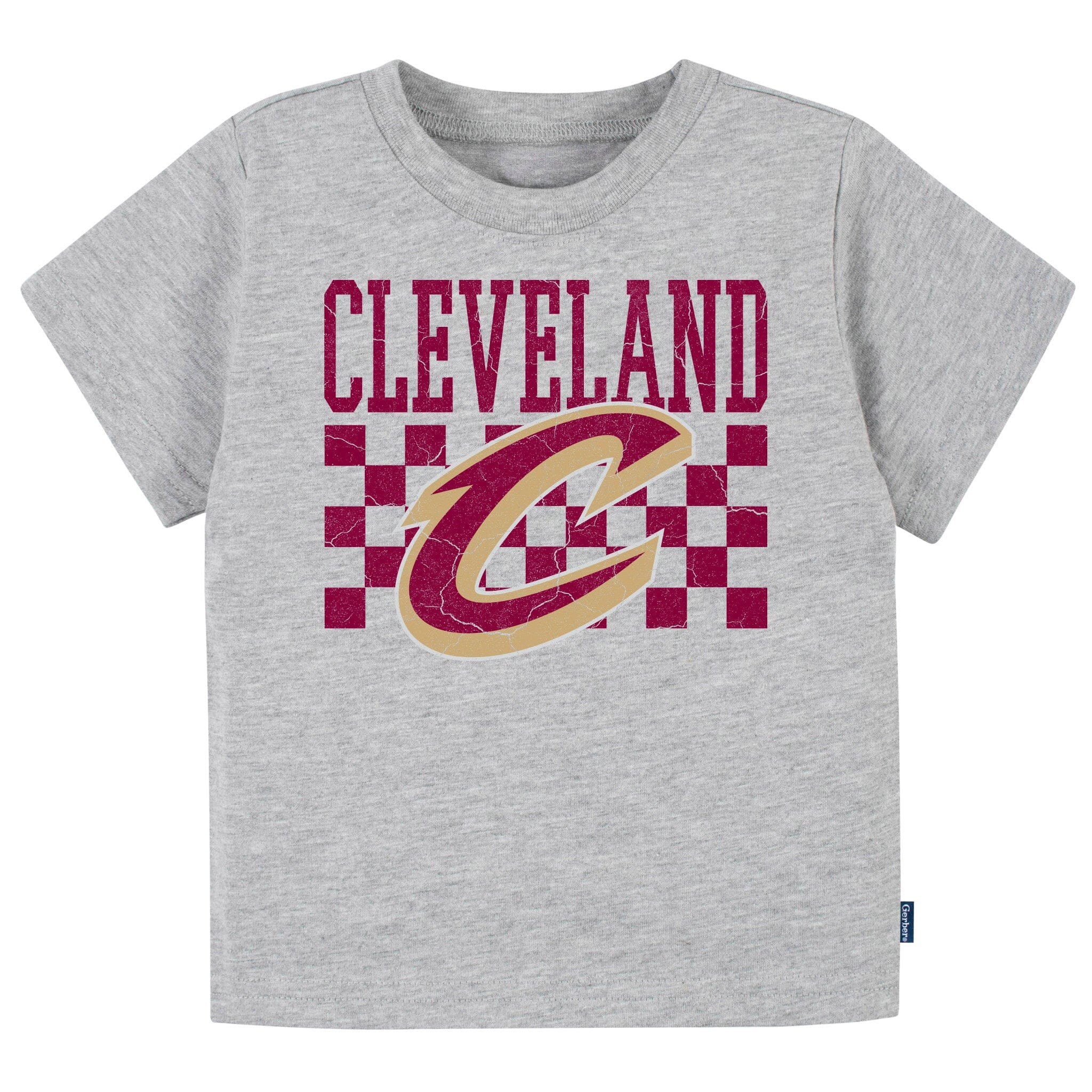 Infant & Toddler Neutral Gray Cleveland Cavaliers T-Shirt