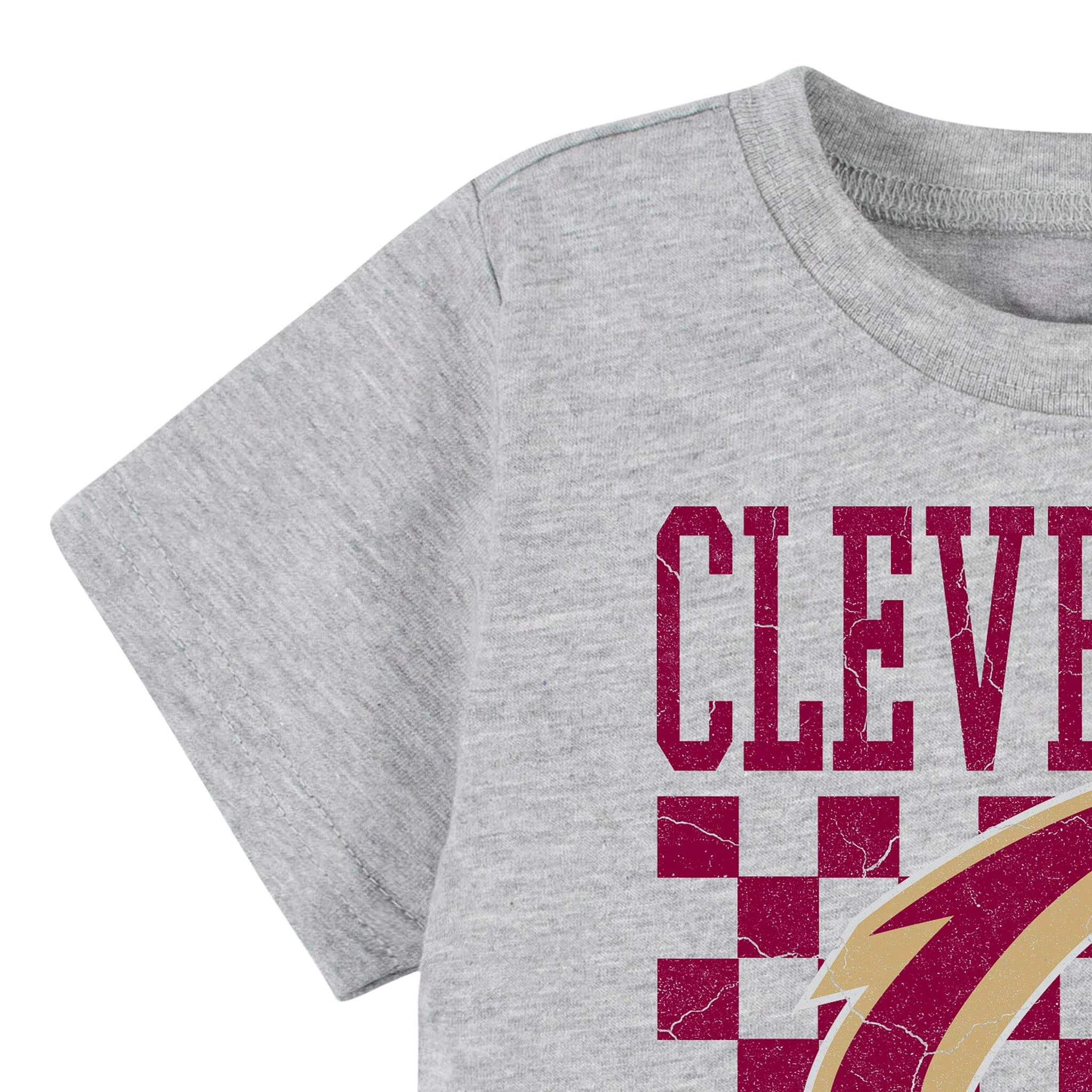 Infant & Toddler Neutral Gray Cleveland Cavaliers T-Shirt - Image 2