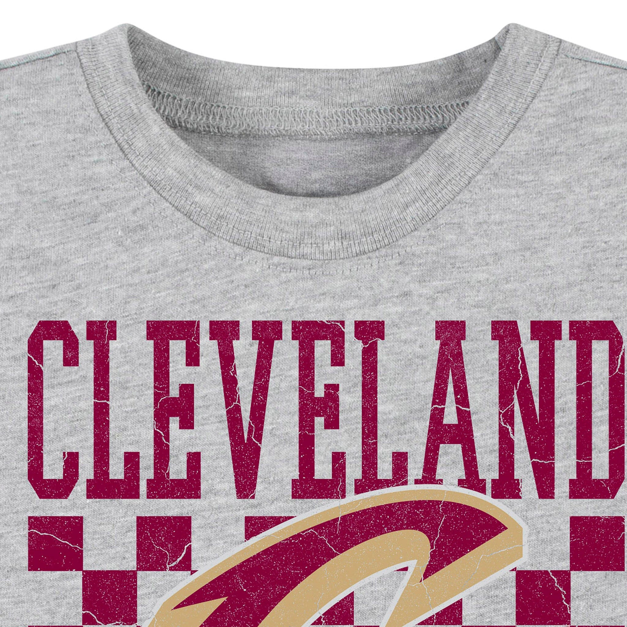 Infant & Toddler Neutral Gray Cleveland Cavaliers T-Shirt - Image 3