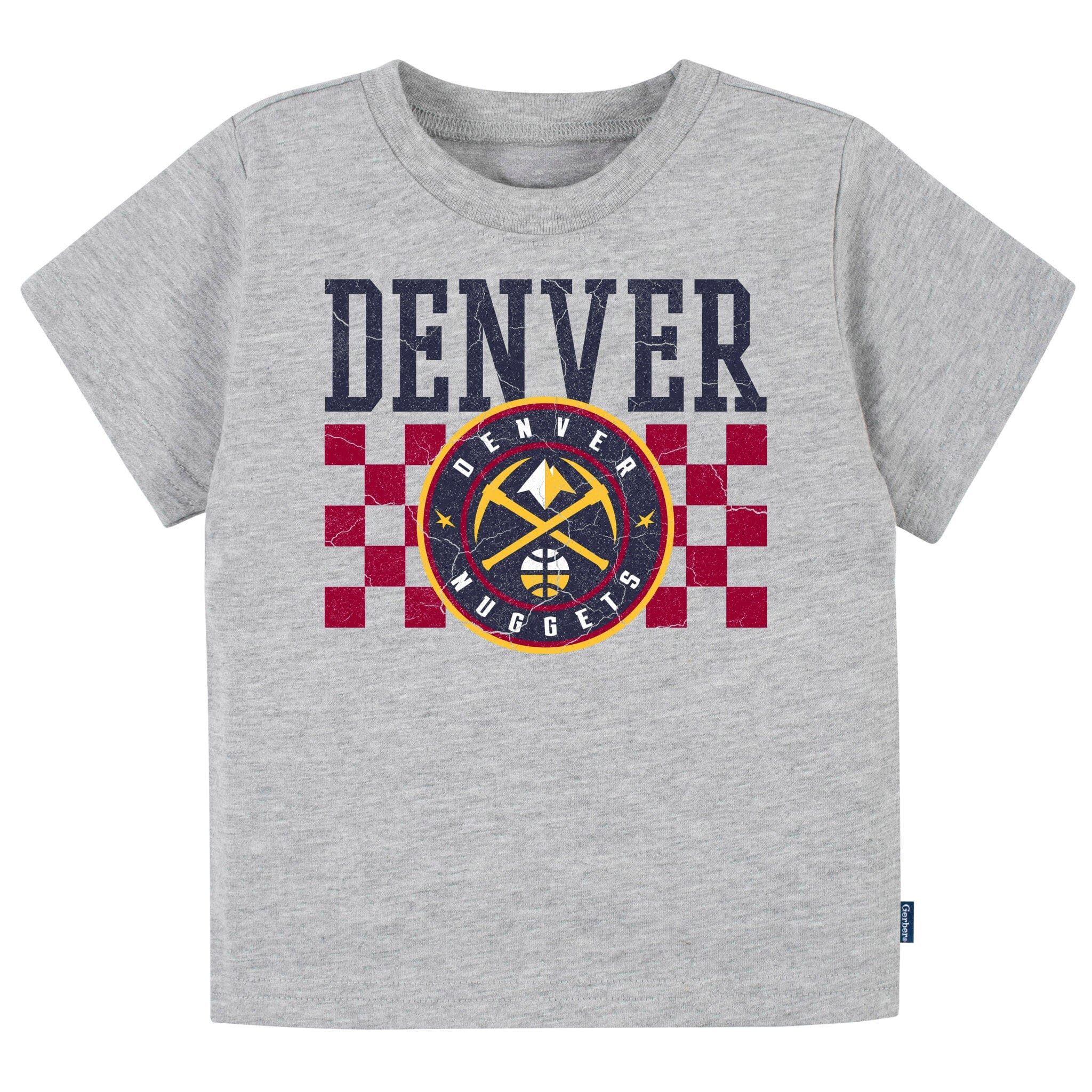 Infant & Toddler Neutral Gray Denver Nuggets T-Shirt