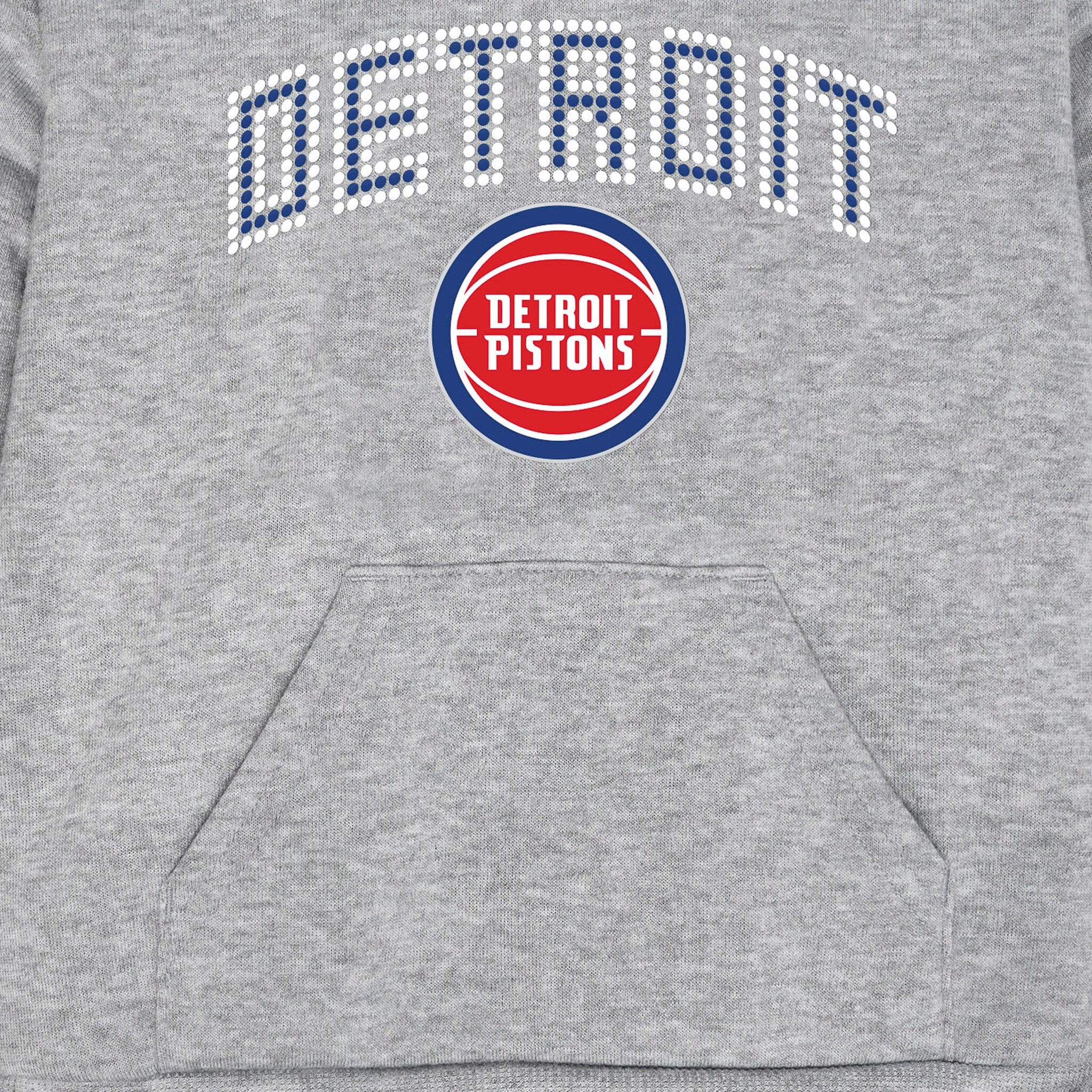 Infant & Toddler Neutral Gray Detroit Pistons Hoodie - Image 3
