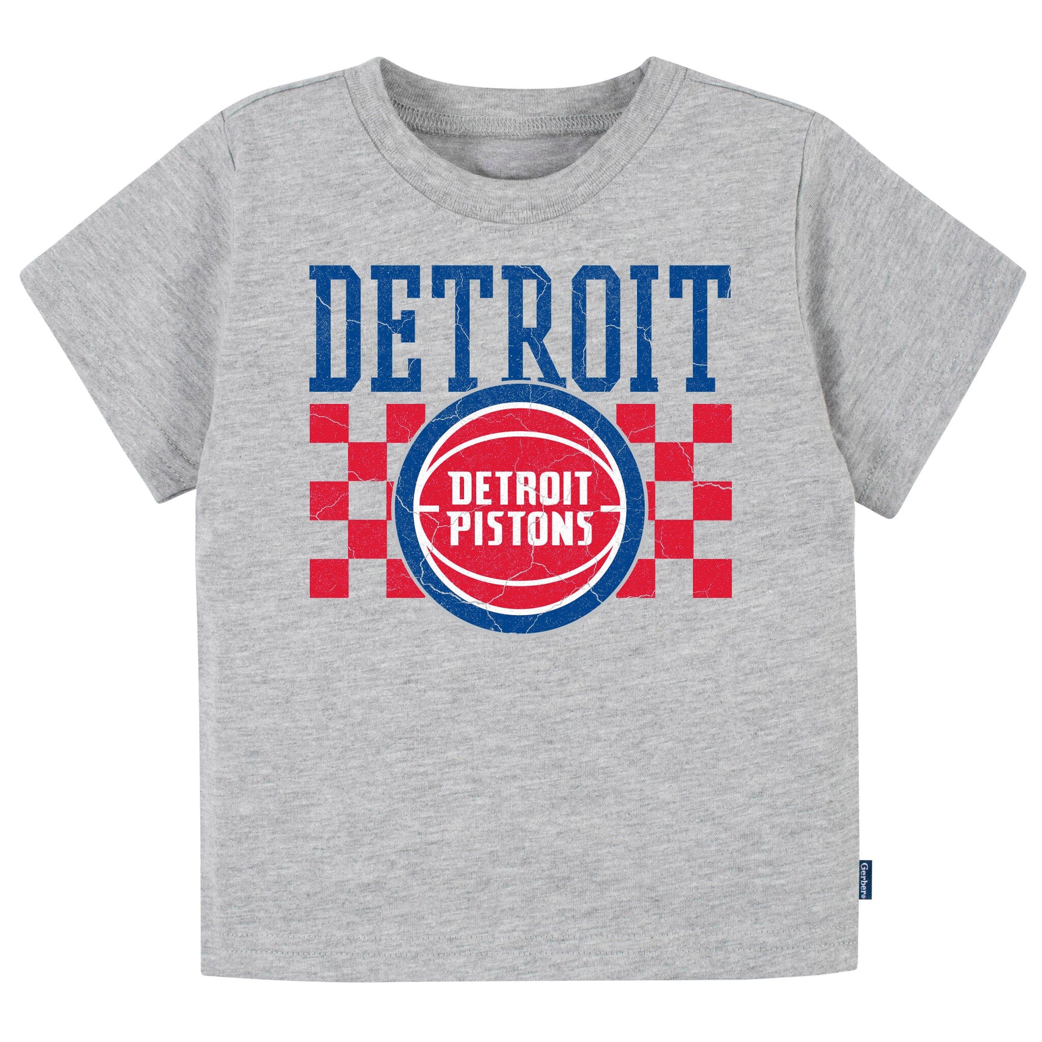 Infant & Toddler Neutral Gray Detroit Pistons T-Shirt