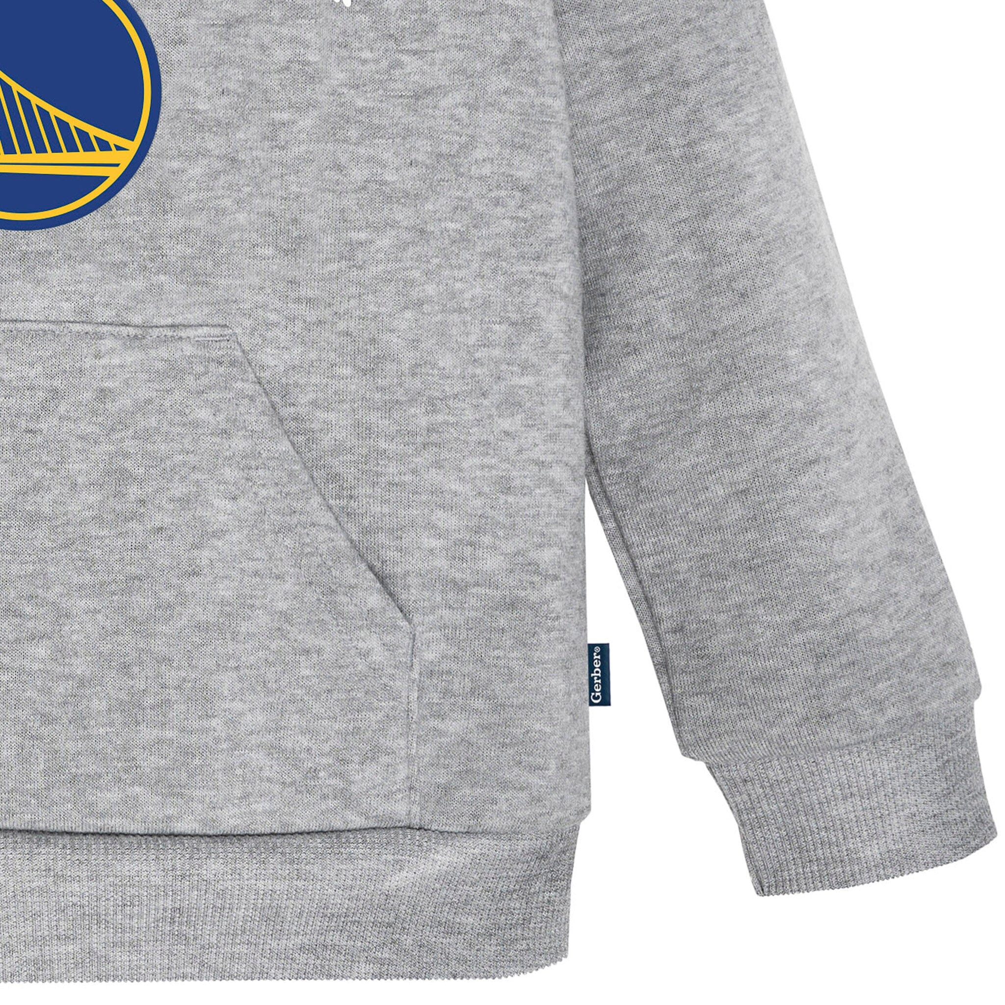 Infant & Toddler Neutral Gray Golden State Warriors Hoodie - Image 4