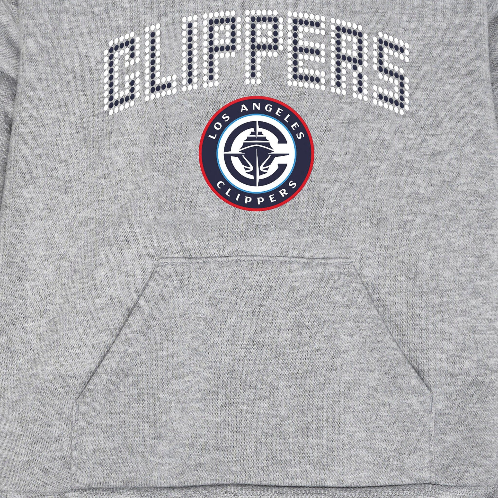 Infant & Toddler Neutral Gray Los Angeles Clippers Hoodie - Image 3