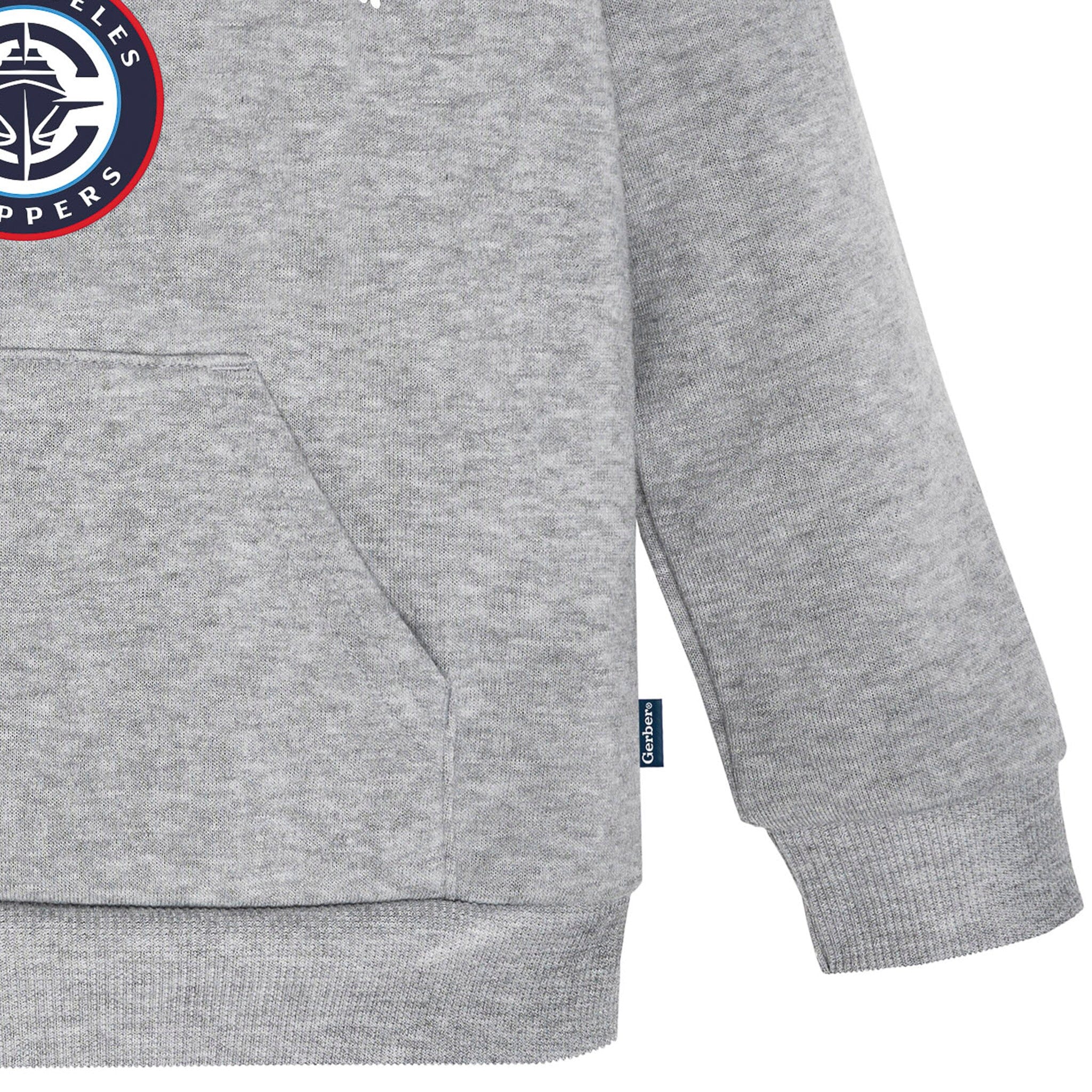 Infant & Toddler Neutral Gray Los Angeles Clippers Hoodie - Image 4