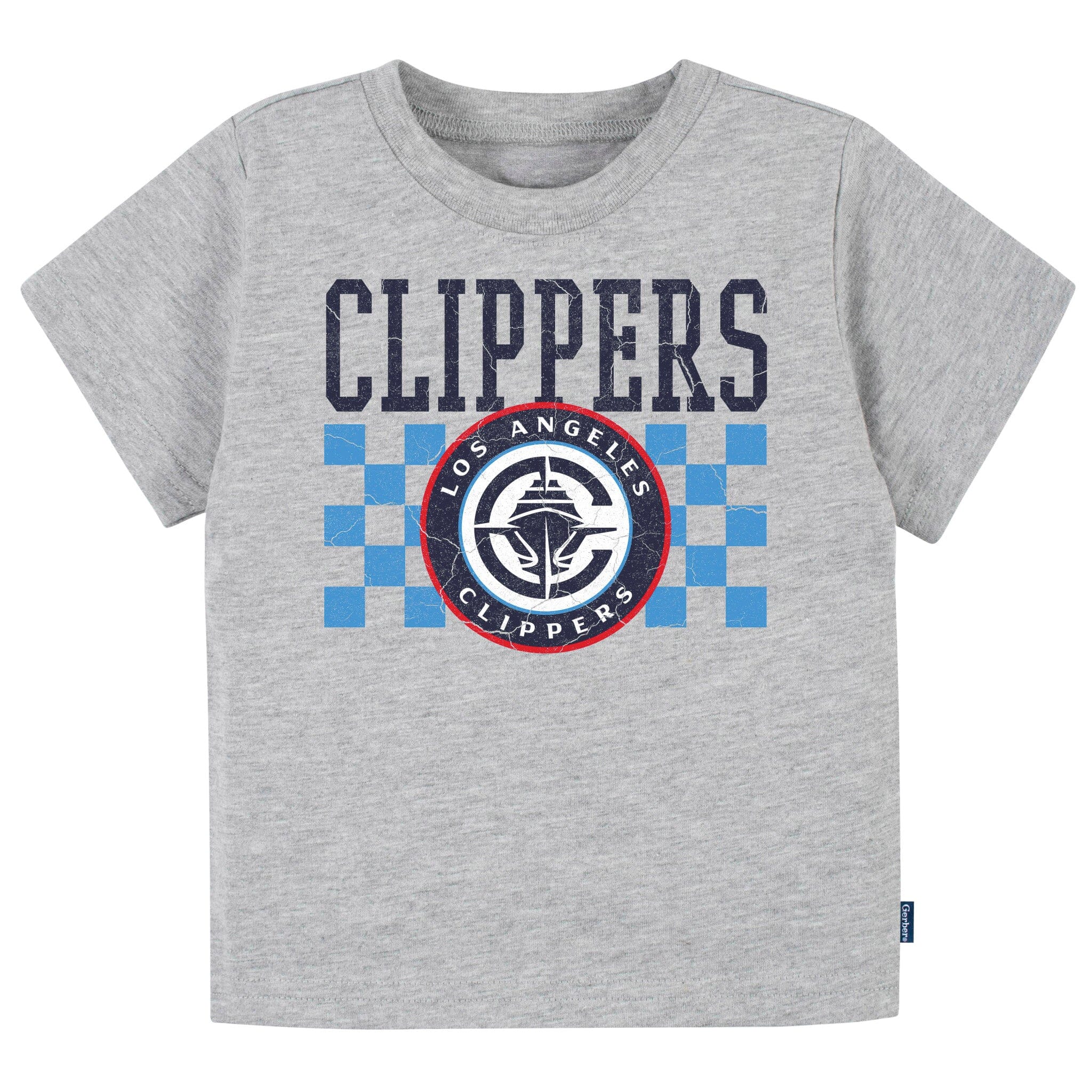 Infant & Toddler Neutral Gray Los Angeles Clippers T-Shirt