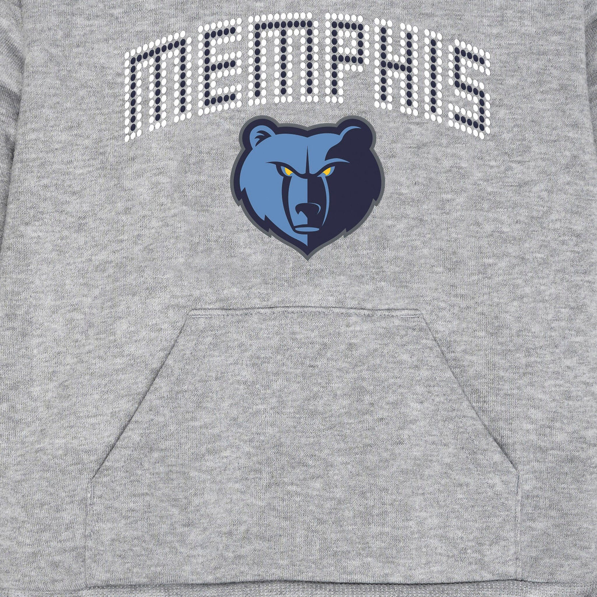 Infant & Toddler Neutral Gray Memphis Grizzlies Hoodie - Image 3