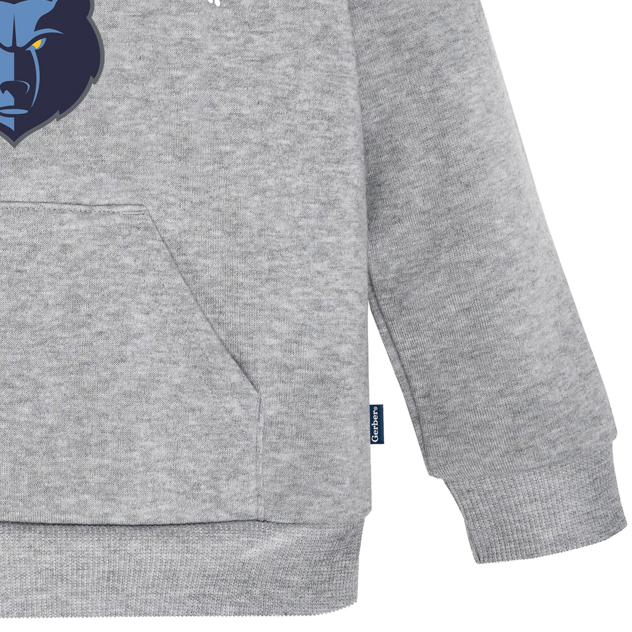 Infant & Toddler Neutral Gray Memphis Grizzlies Hoodie - Image 4