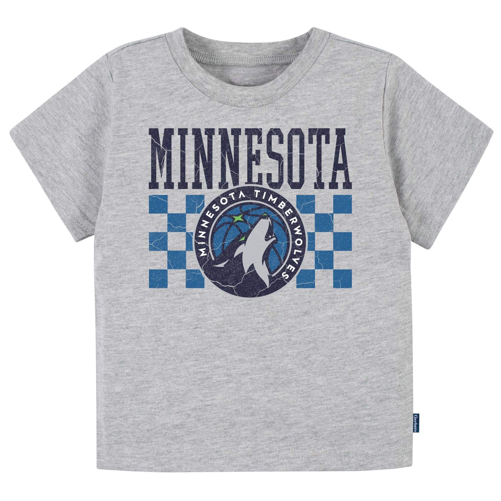 Infant & Toddler Neutral Gray Minnesota Timberwolves T-Shirt