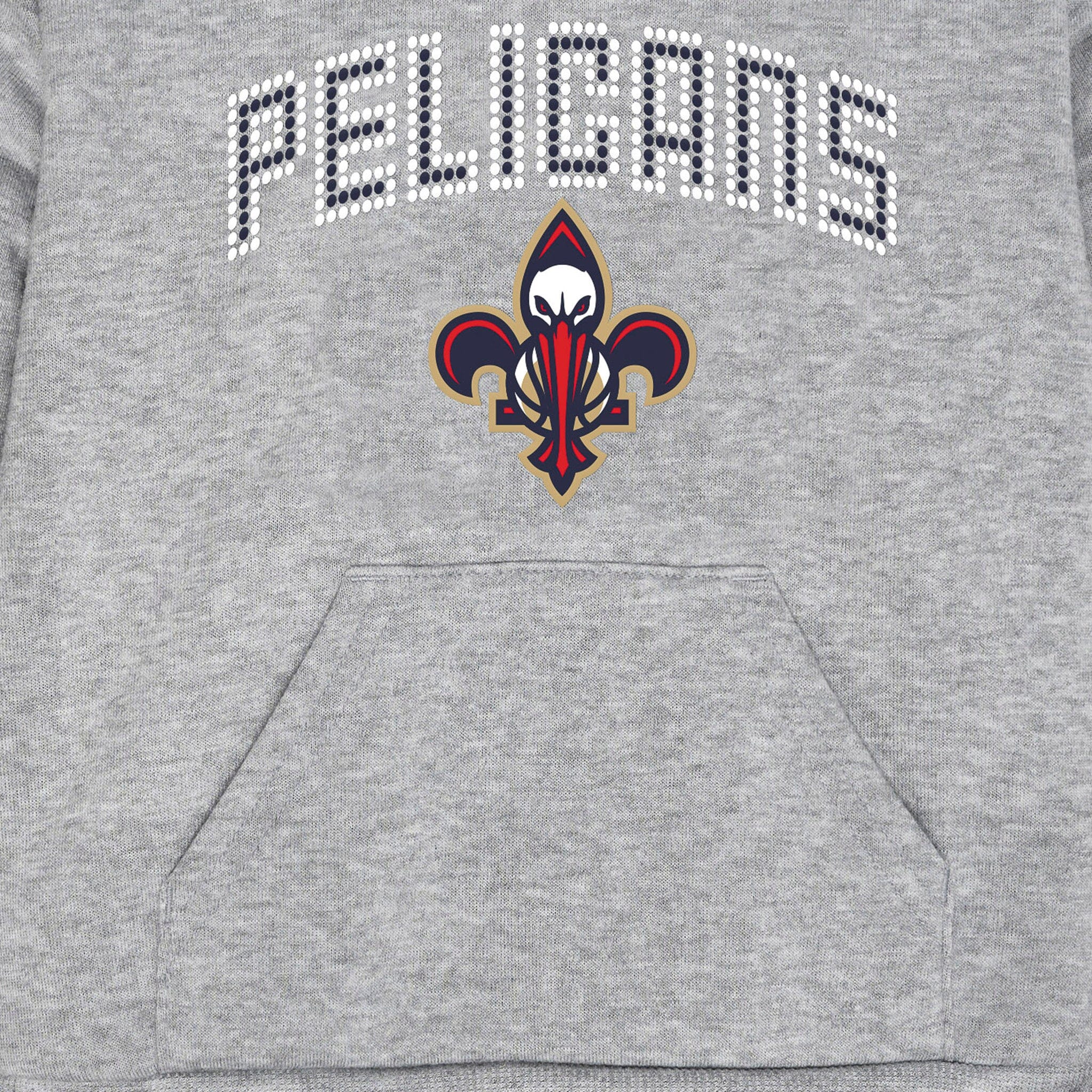 Infant & Toddler Neutral Gray New Orleans Pelicans Hoodie - Image 3