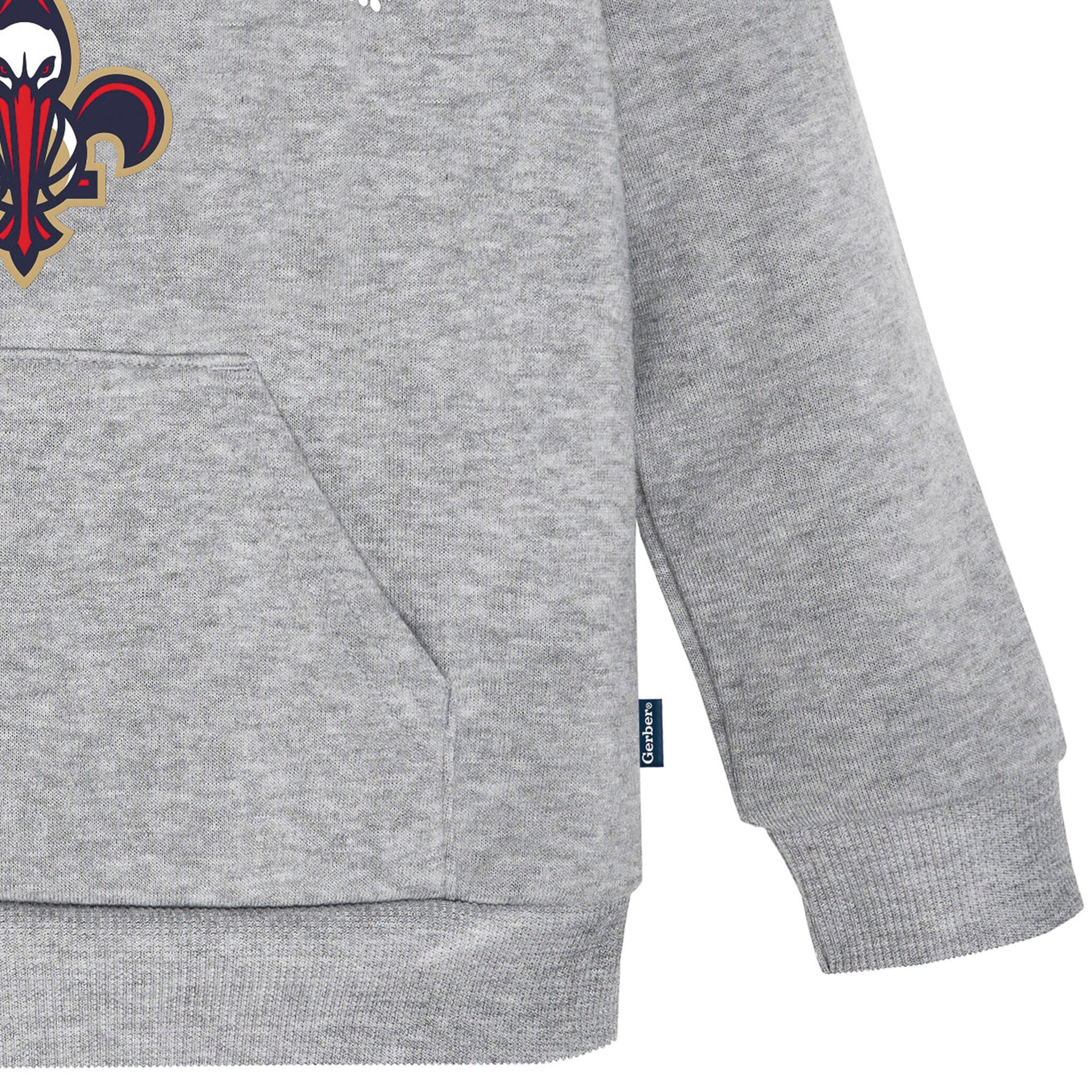 Infant & Toddler Neutral Gray New Orleans Pelicans Hoodie - Image 4