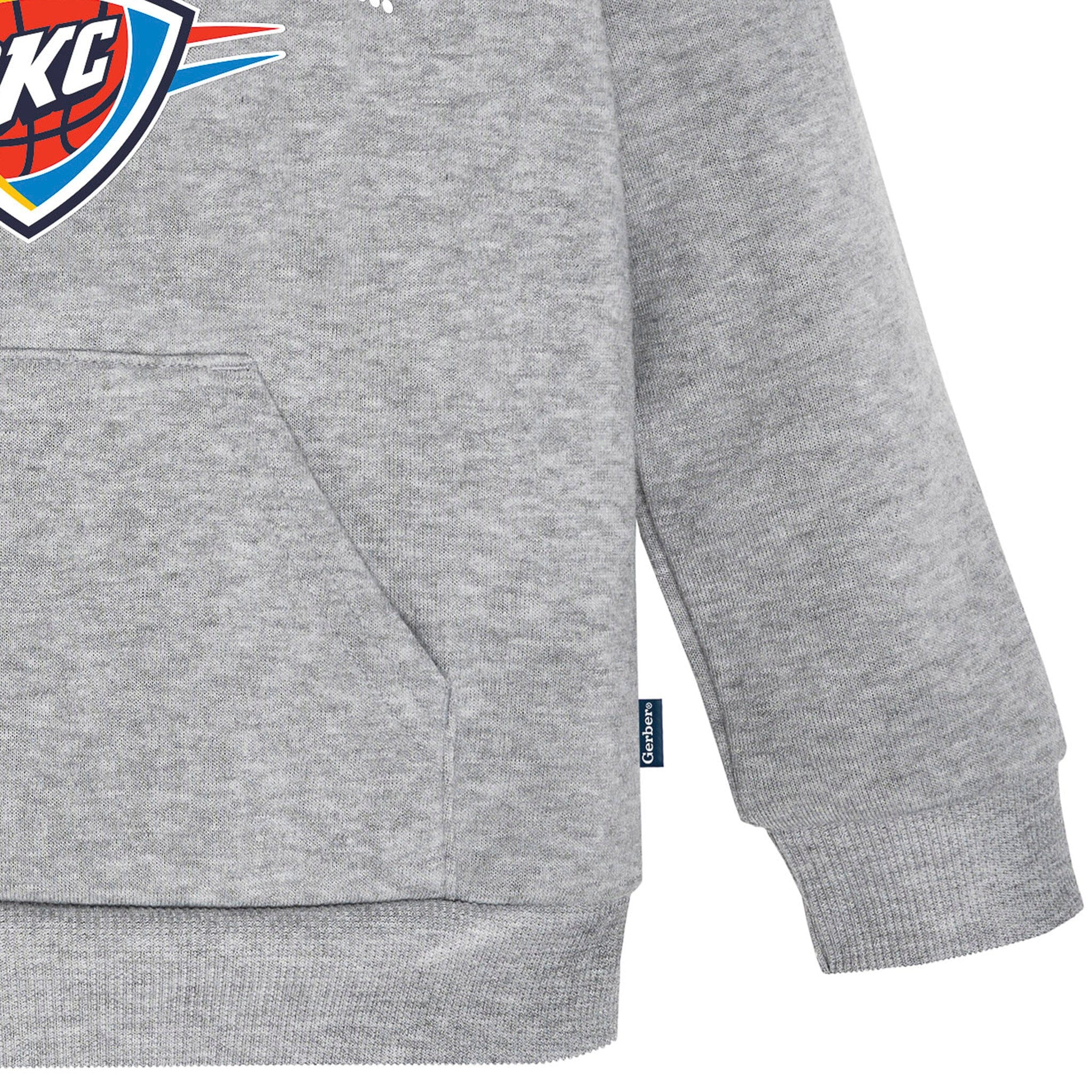 Infant & Toddler Neutral Gray Oklahoma City Thunder Hoodie - Image 4