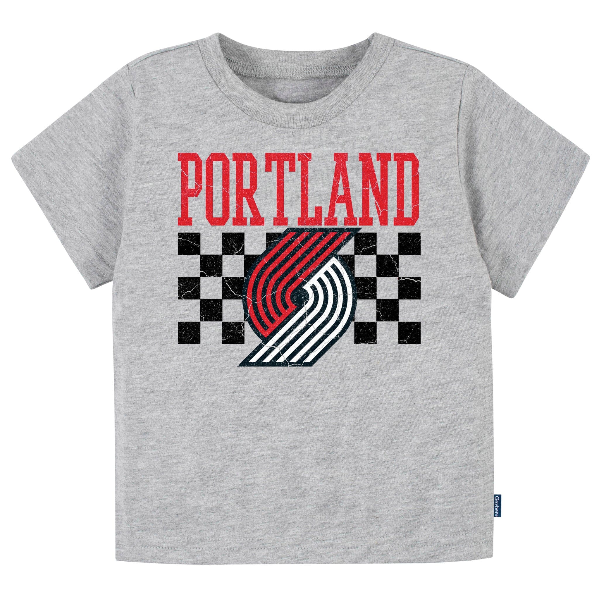 Infant & Toddler Neutral Gray Portland Trail Blazers T-Shirt