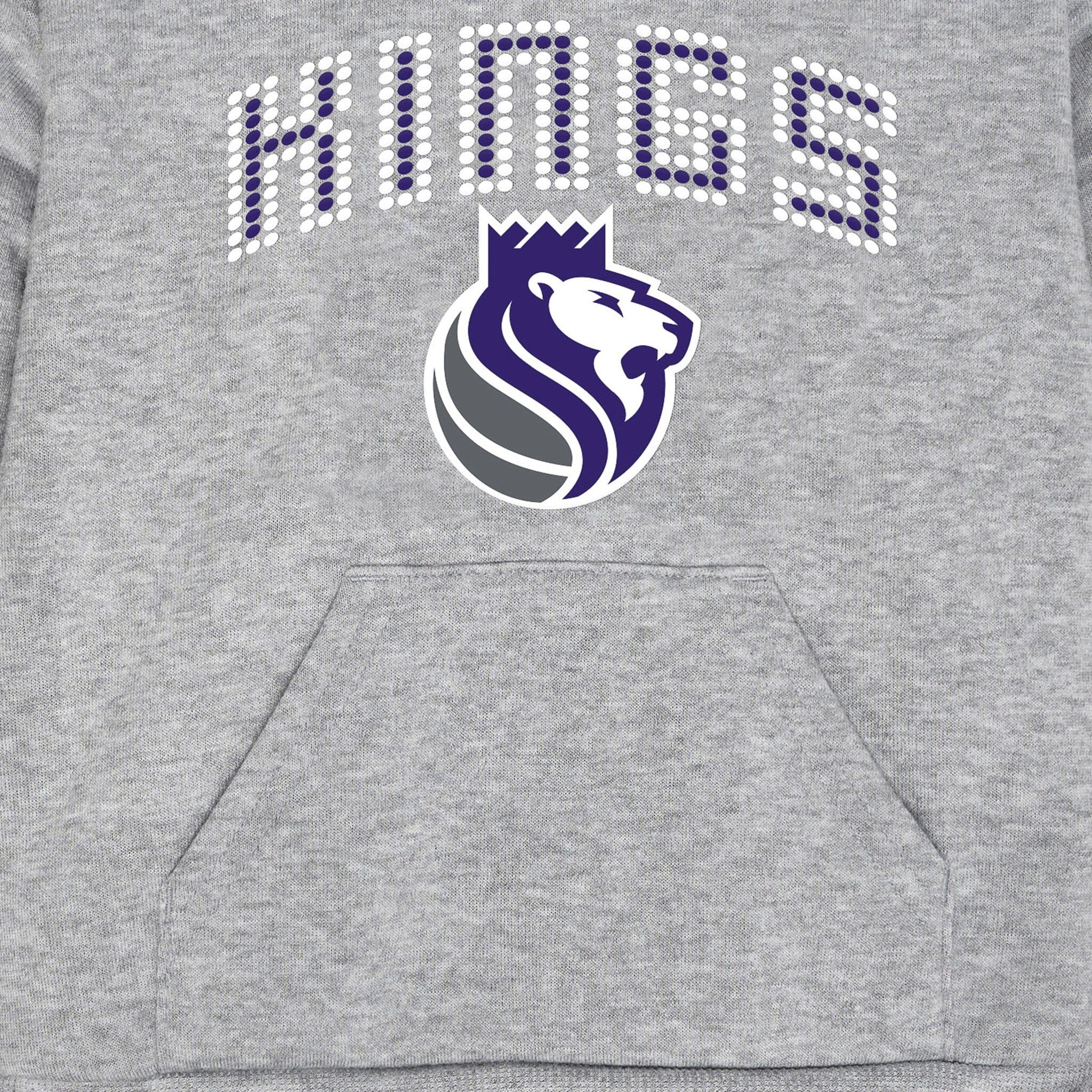 Infant & Toddler Neutral Gray Sacramento Kings Hoodie - Image 3