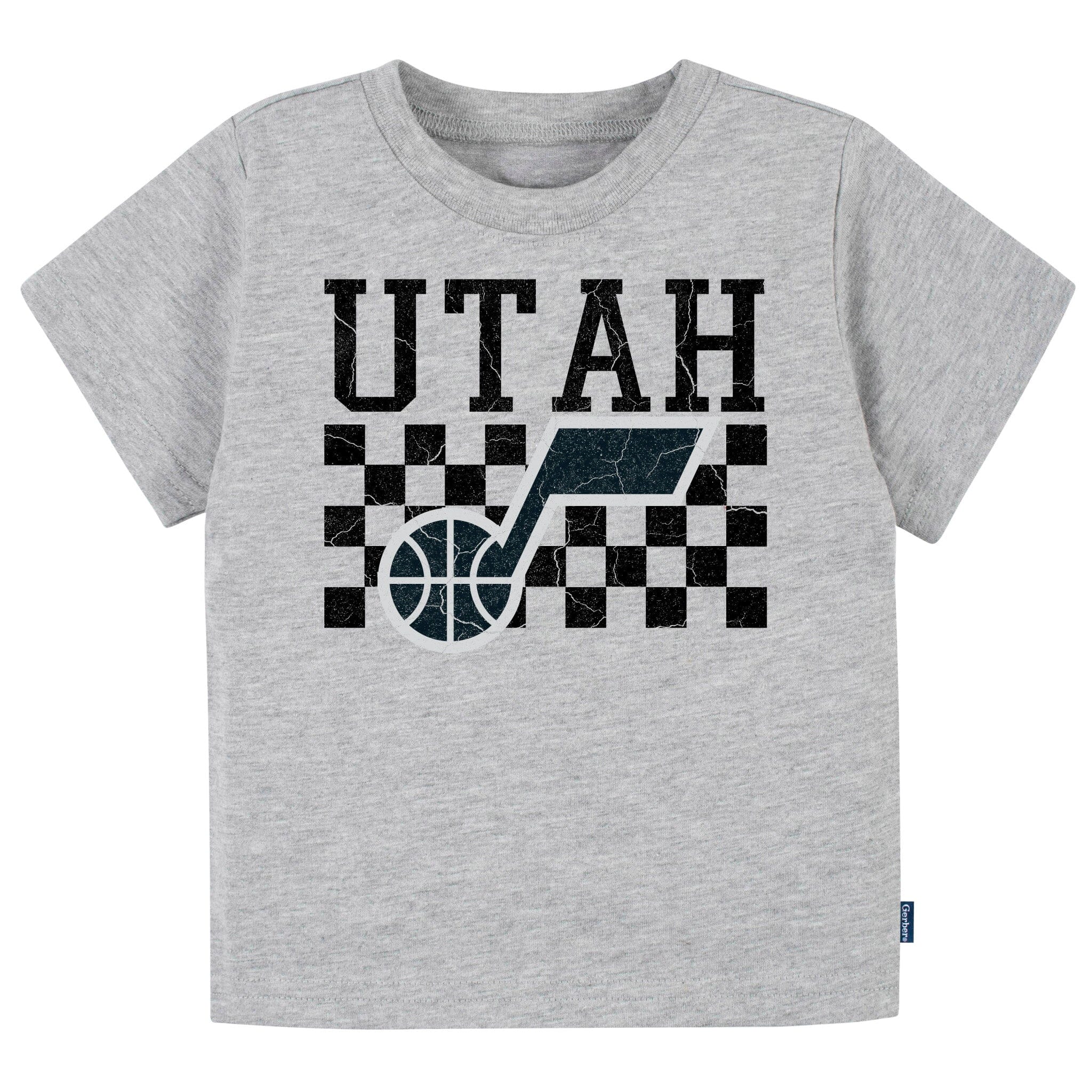 Infant & Toddler Neutral Gray Utah Jazz T-Shirt