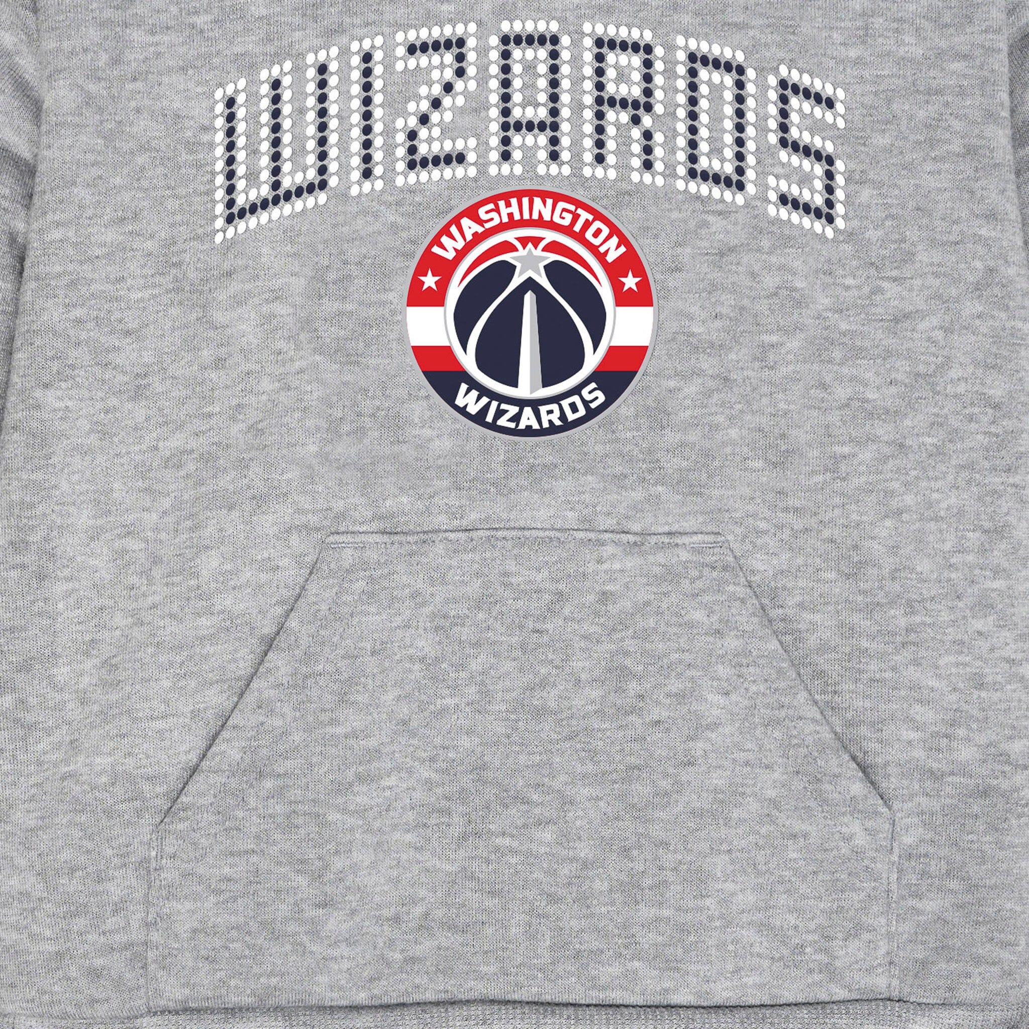 Infant & Toddler Neutral Gray Washington Wizards Hoodie - Image 3