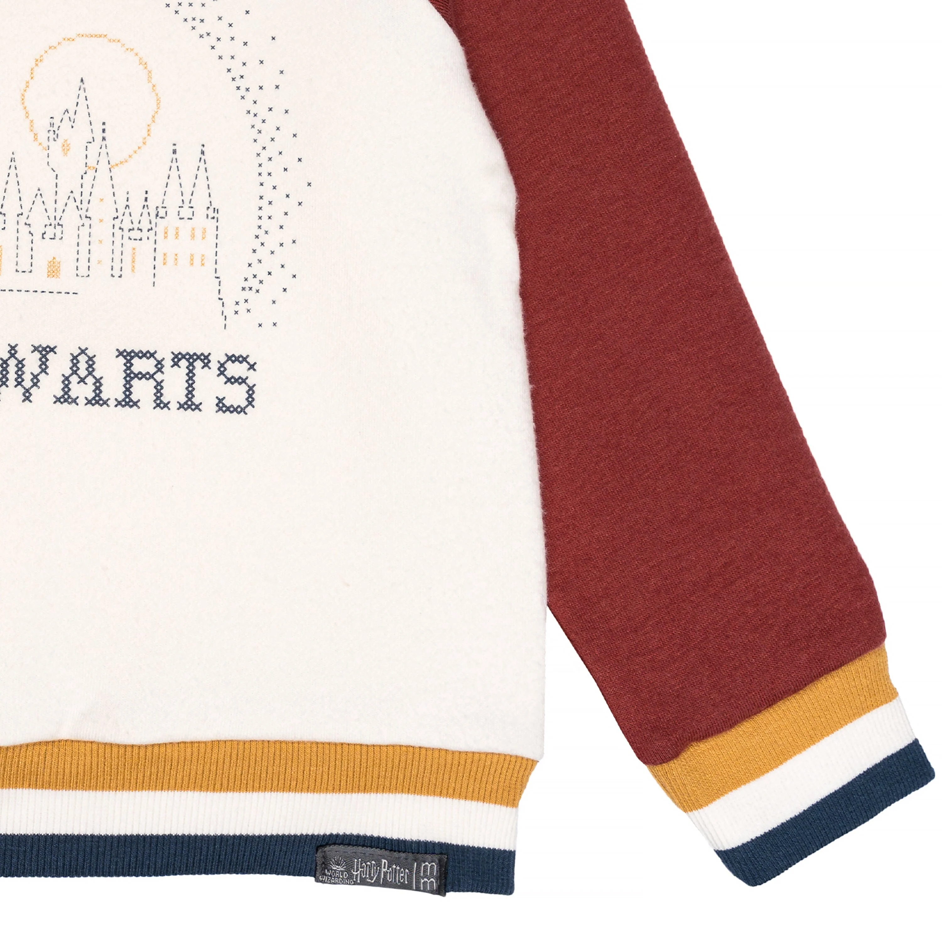 Infant and Toddler Neutral Hogwarts Ivory Colorblock Sweatshirt - Image 5