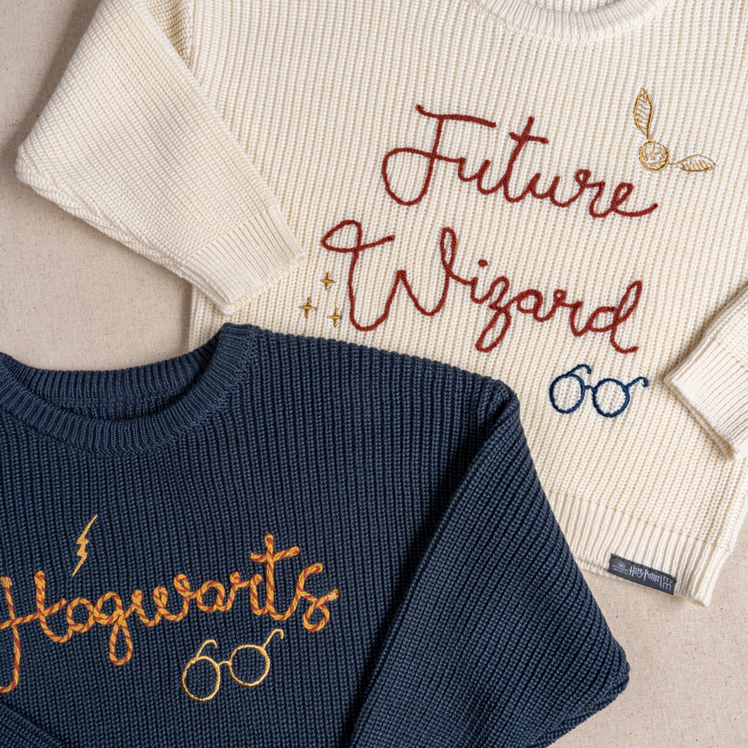 Infant and Toddler Neutral Future Wizard Sweater - Image 4