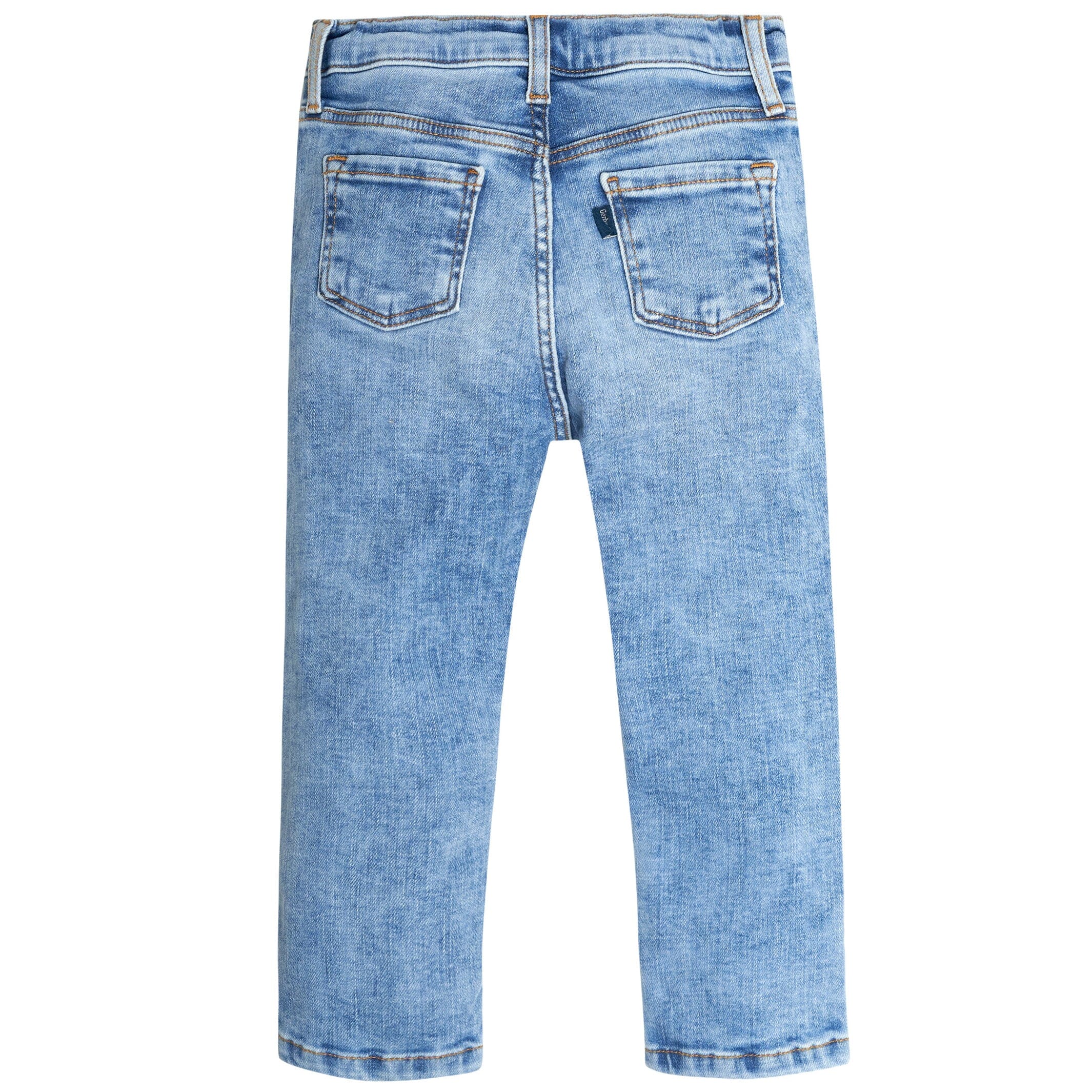 Infant and Toddler Neutral Light Blue Straight Fit Denim Jeans - Image 8