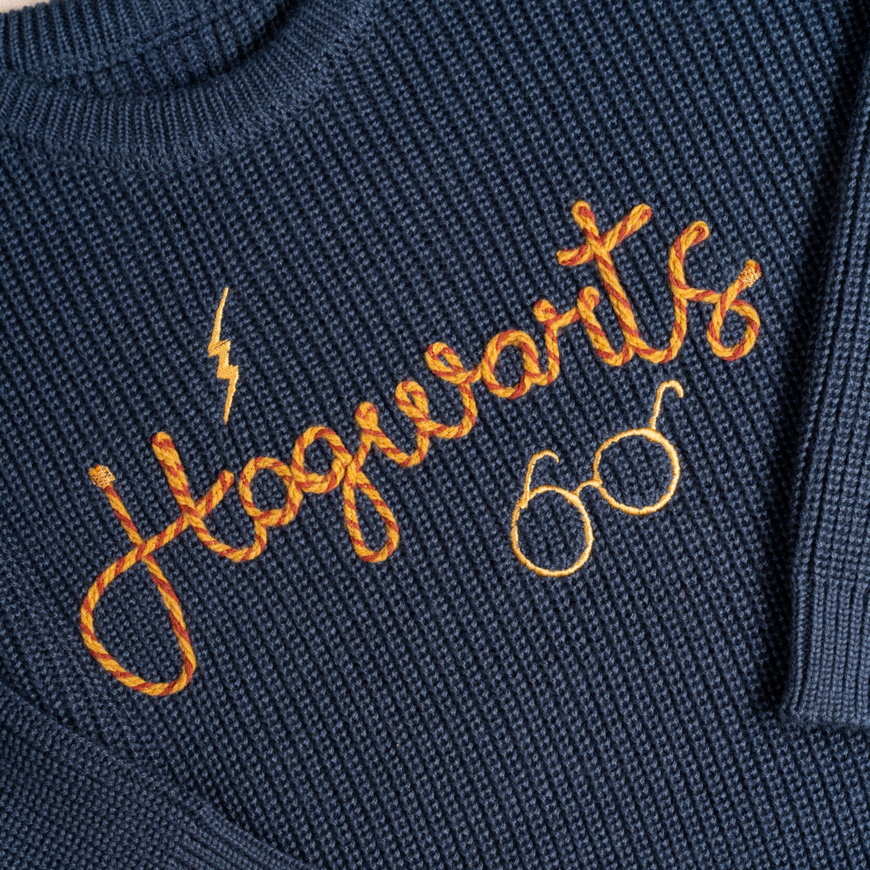 Infant and Toddler Neutral Hogwarts Sweater - Image 5