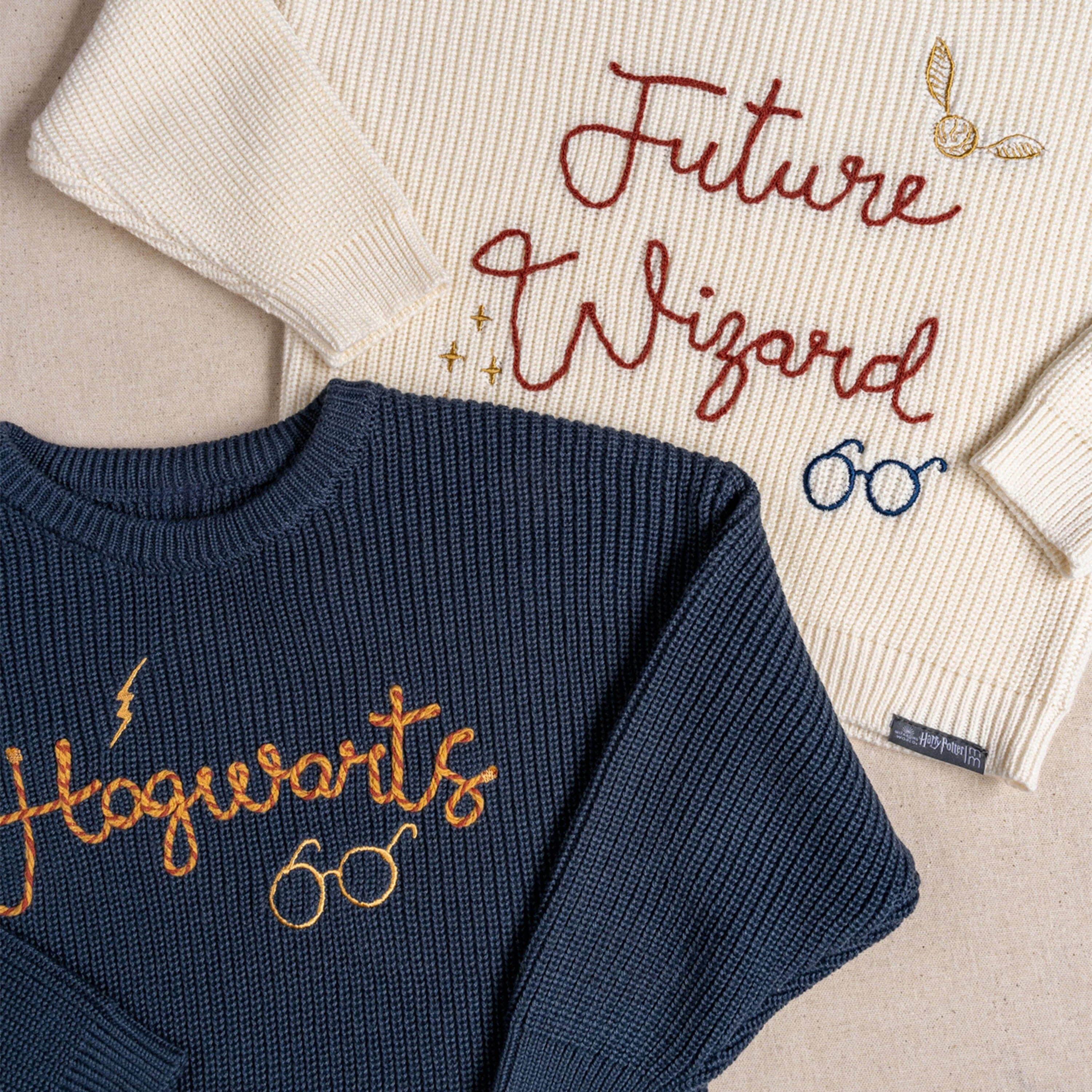 Infant and Toddler Neutral Hogwarts Sweater - Image 7