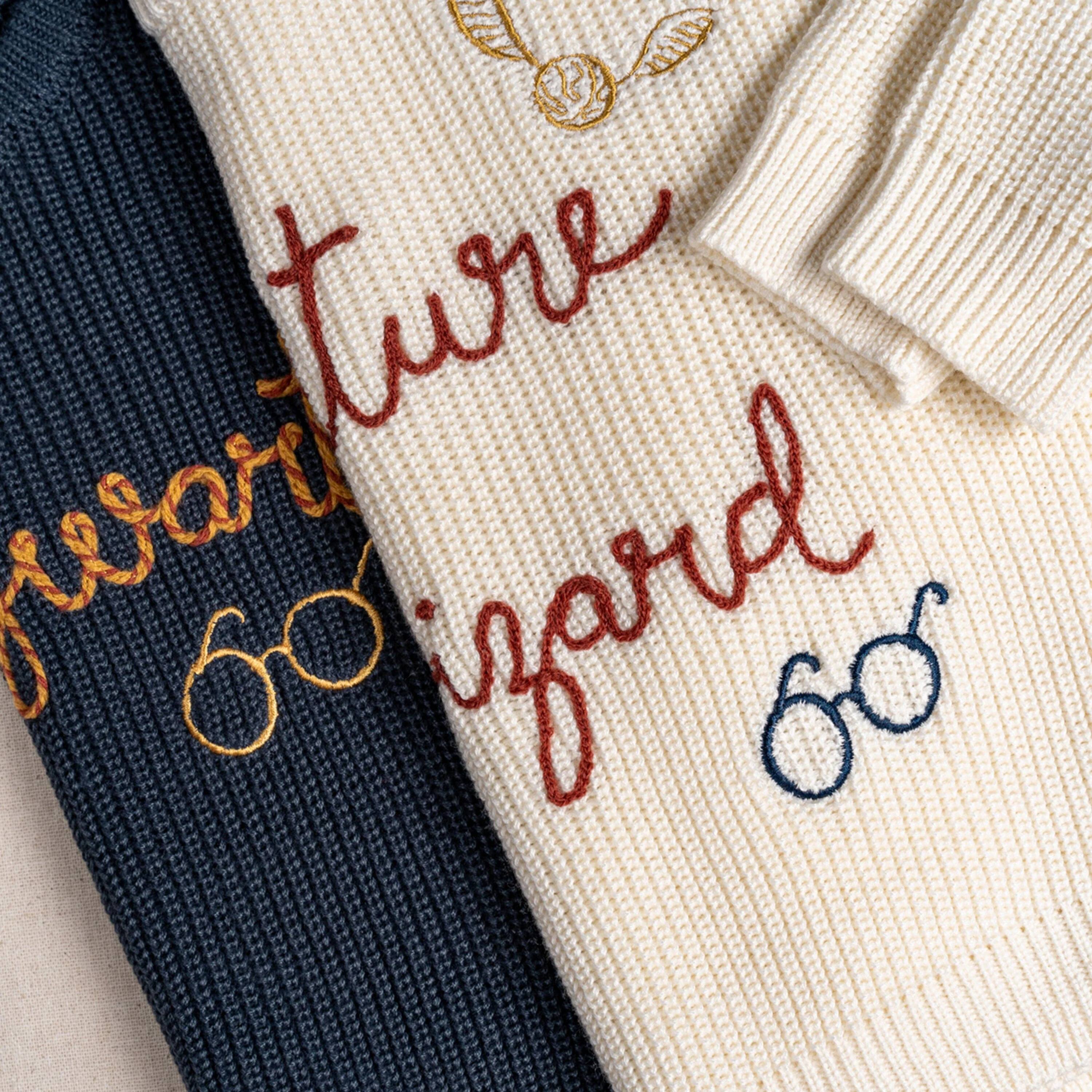Infant and Toddler Neutral Hogwarts Sweater - Image 8