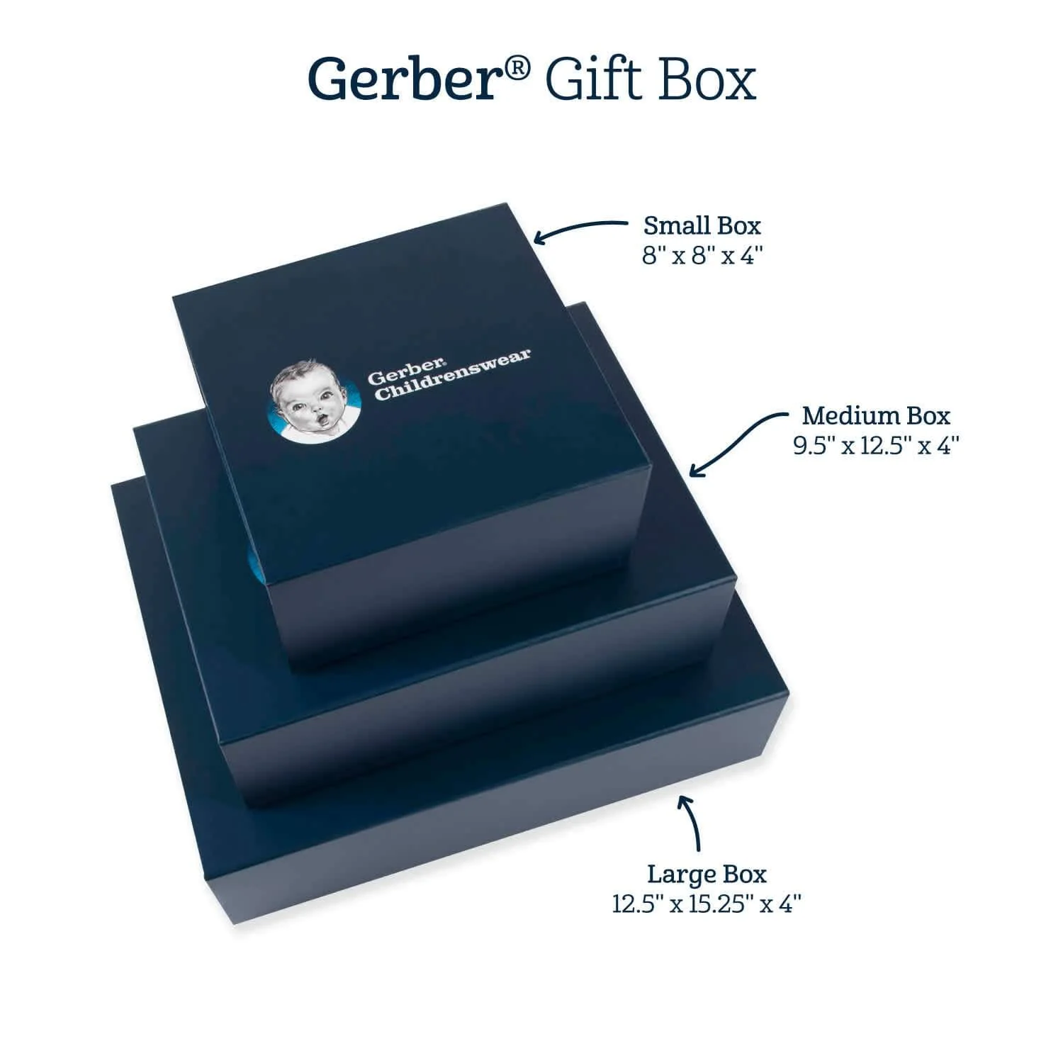 Navy Gerber® Branded Deluxe Gift Box - Image 3