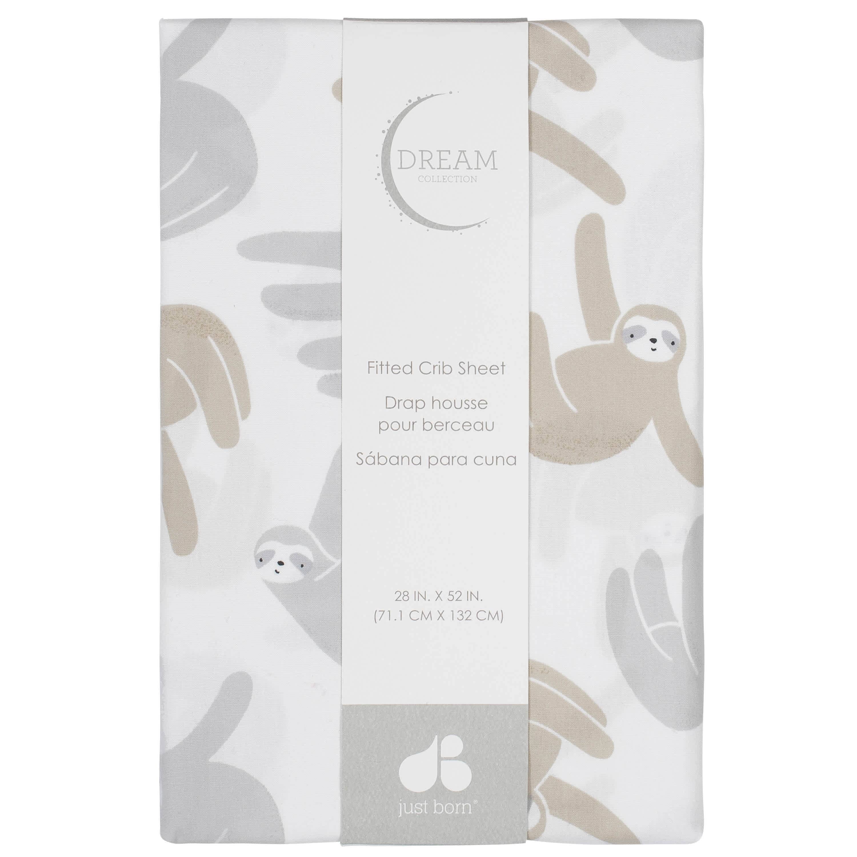 Neutral Sloth Ombre Printed Sheet - Image 2