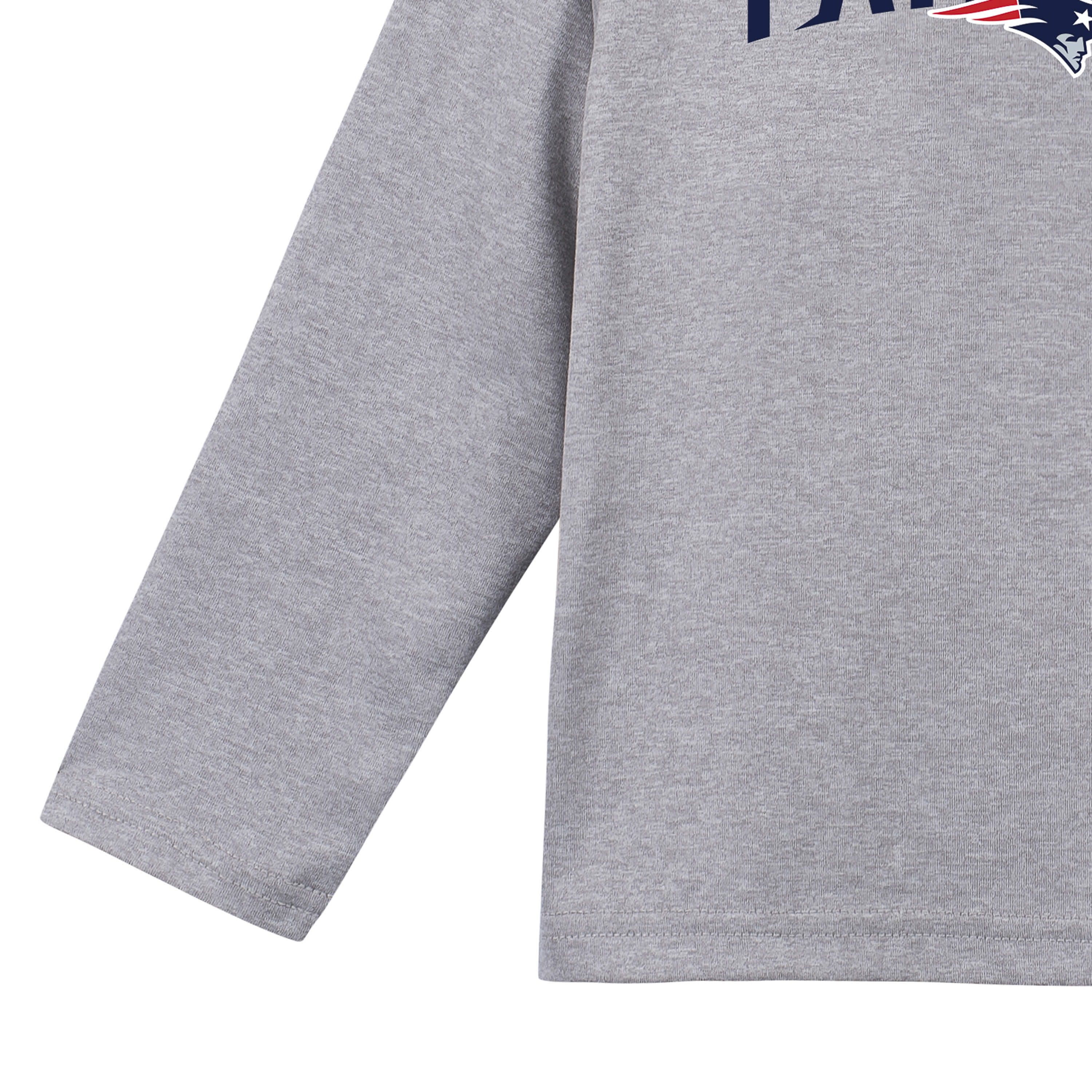 New England Patriots Toddler Boys Long Sleeve Tee Shirt - Image 3