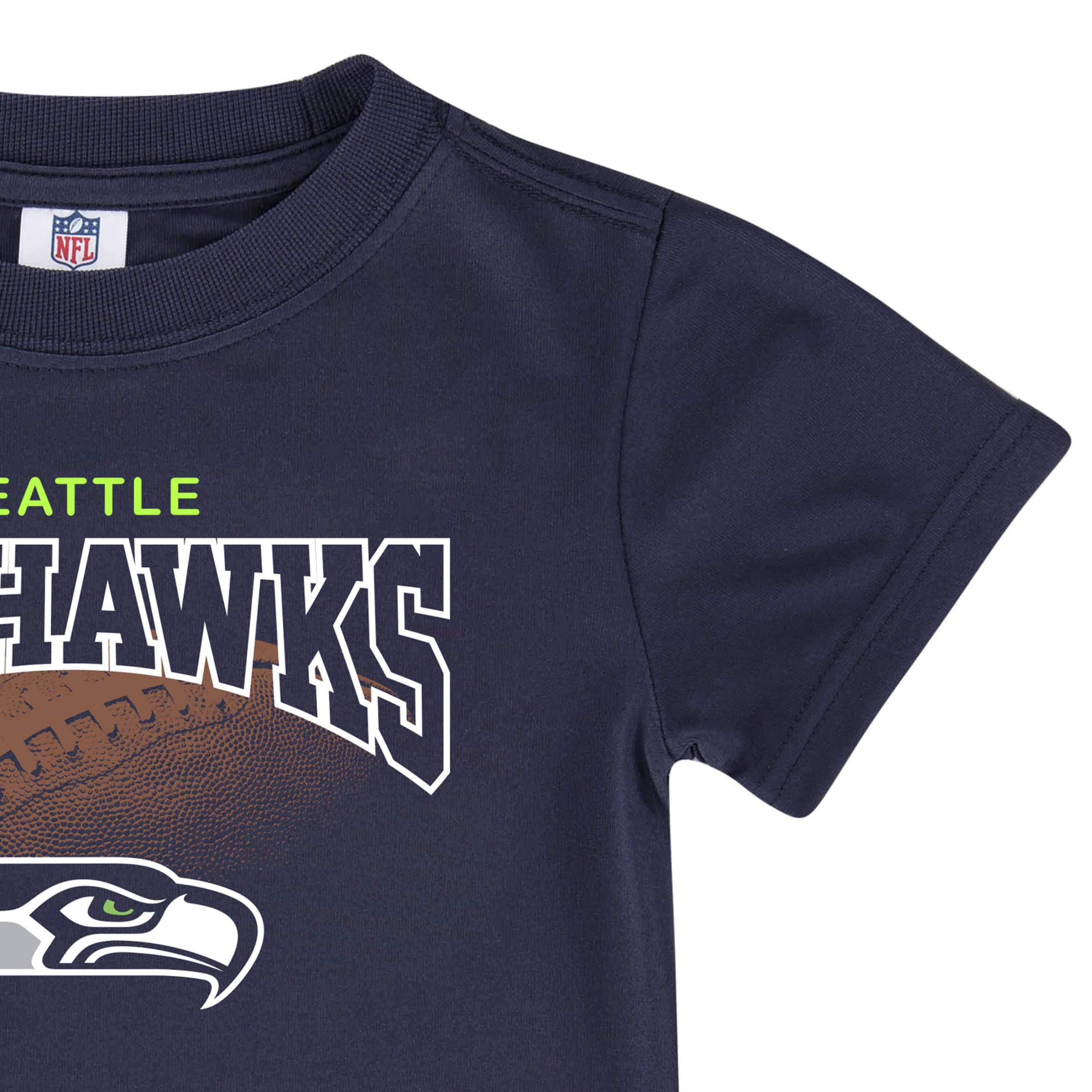 Seattle Seahawks Toddler Boys Tee Shirt - Image 3