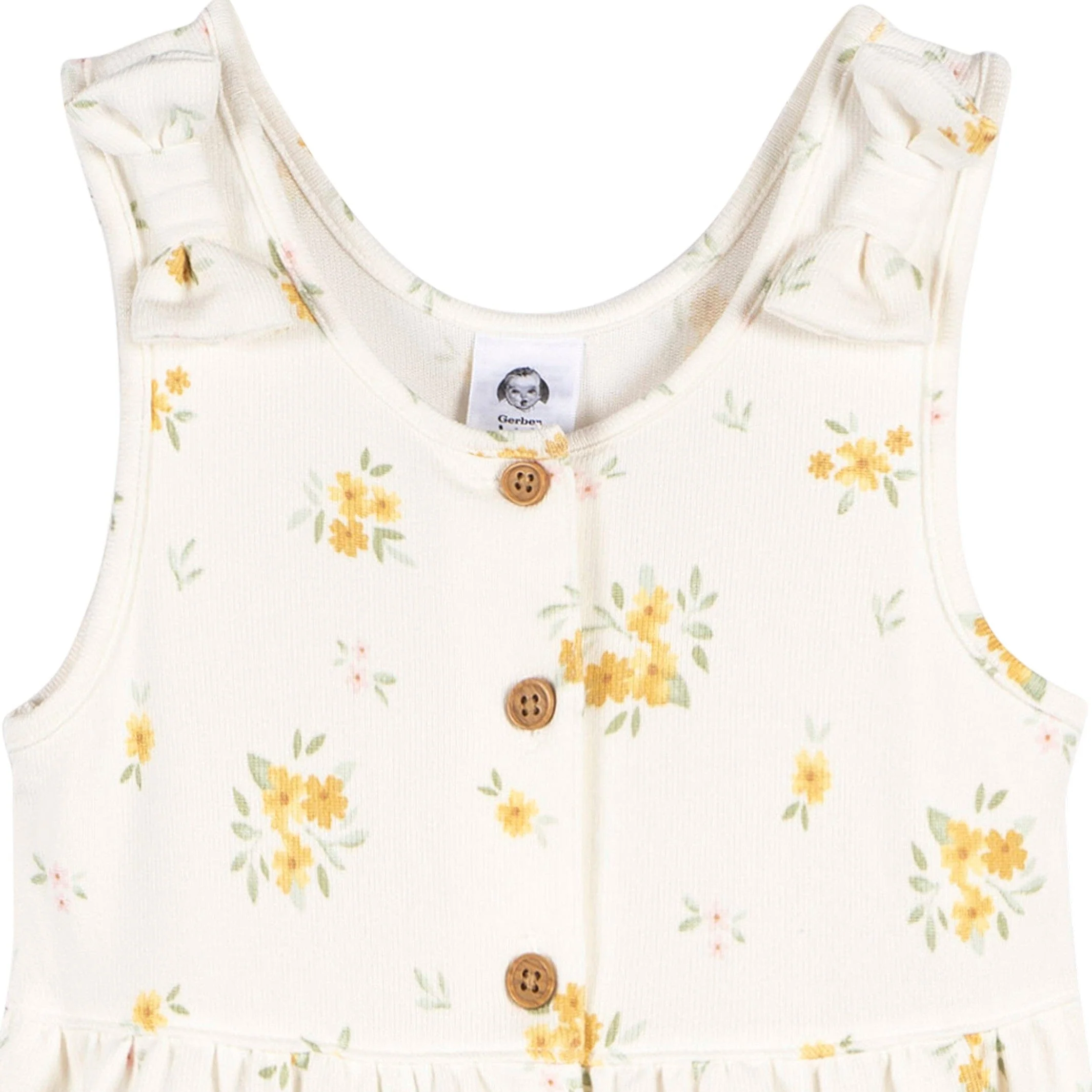Toddler Girls Bouquets Hacci Romper - Image 4