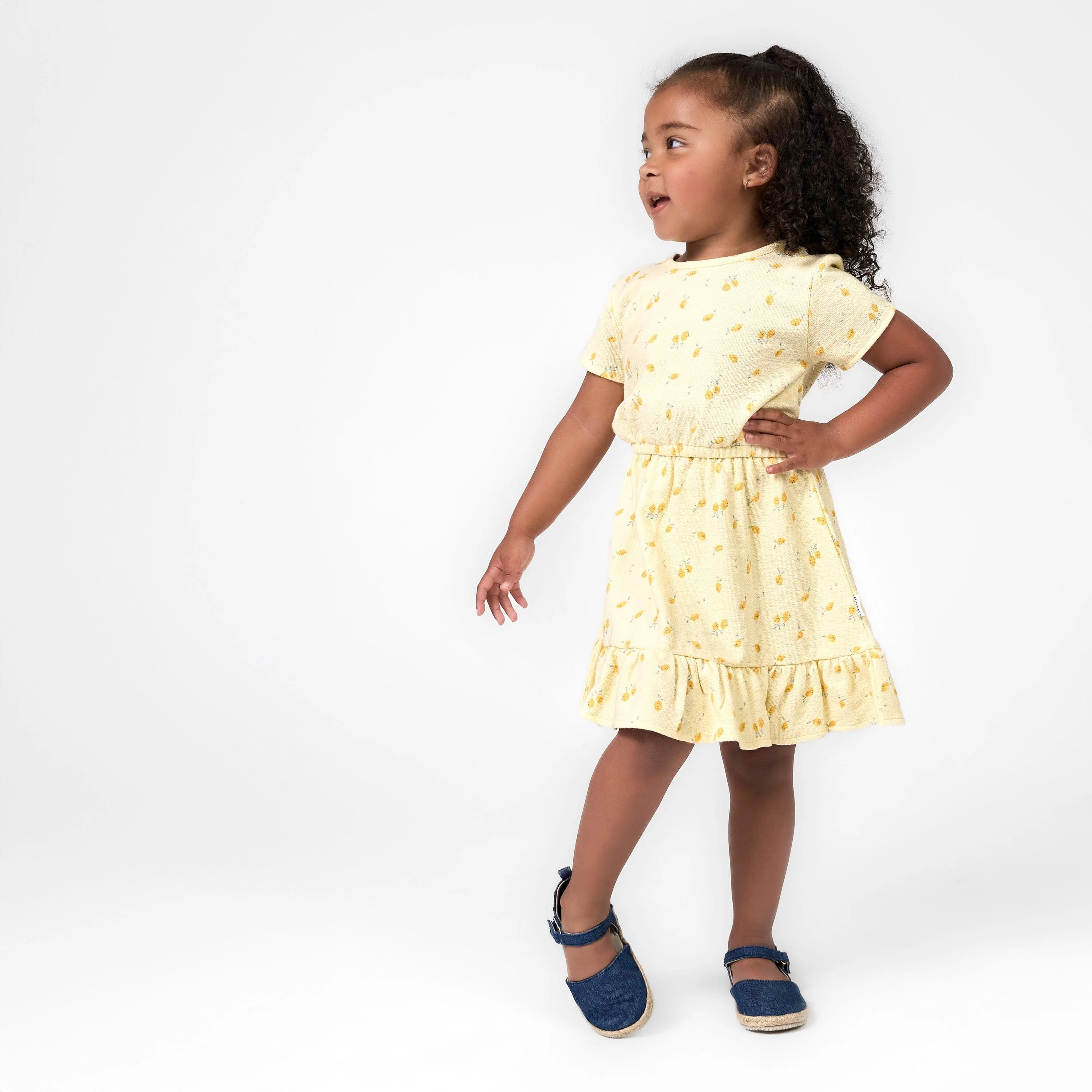 Toddler Girls Lemons Dress - Image 2