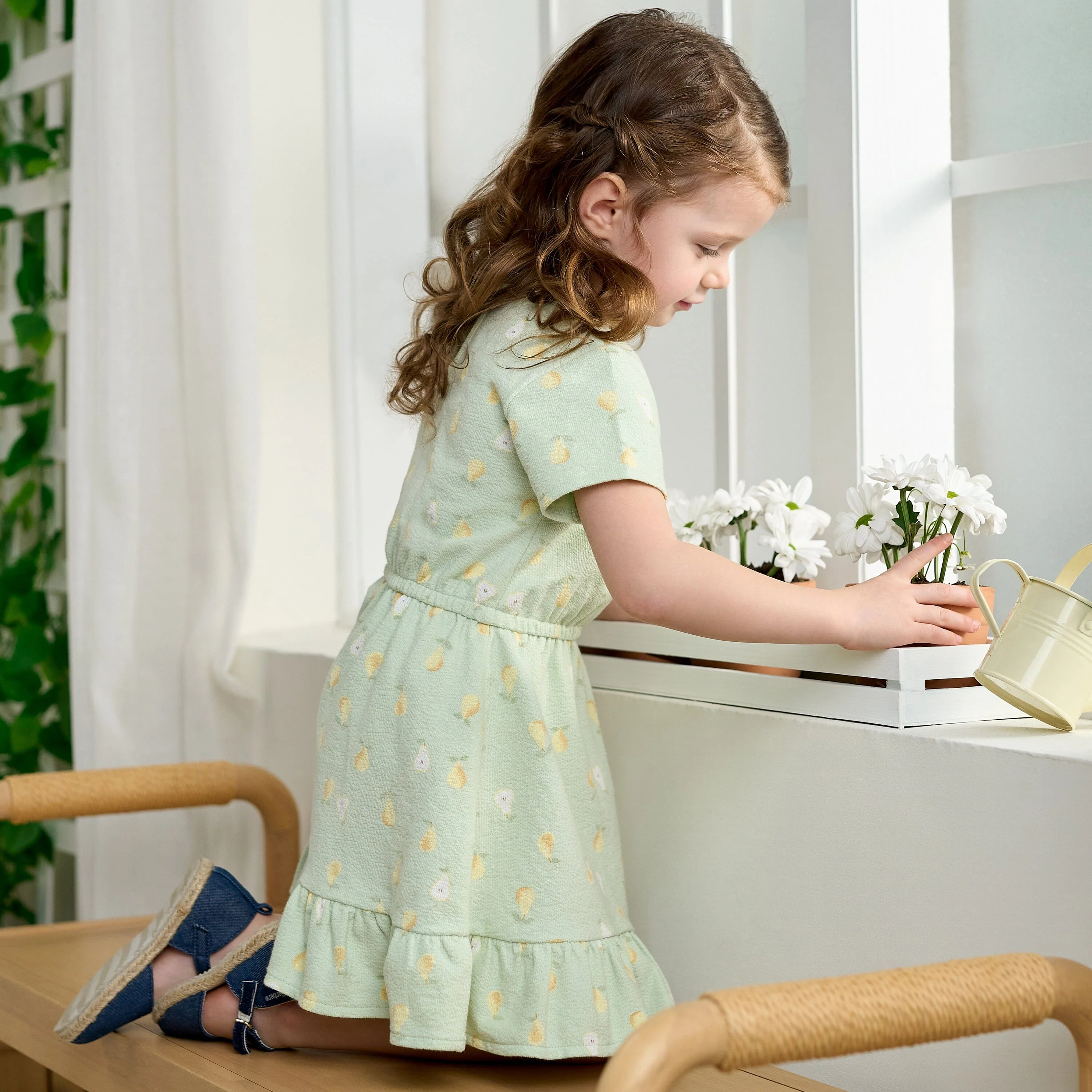 Toddler Girls Pears Dress - Image 2