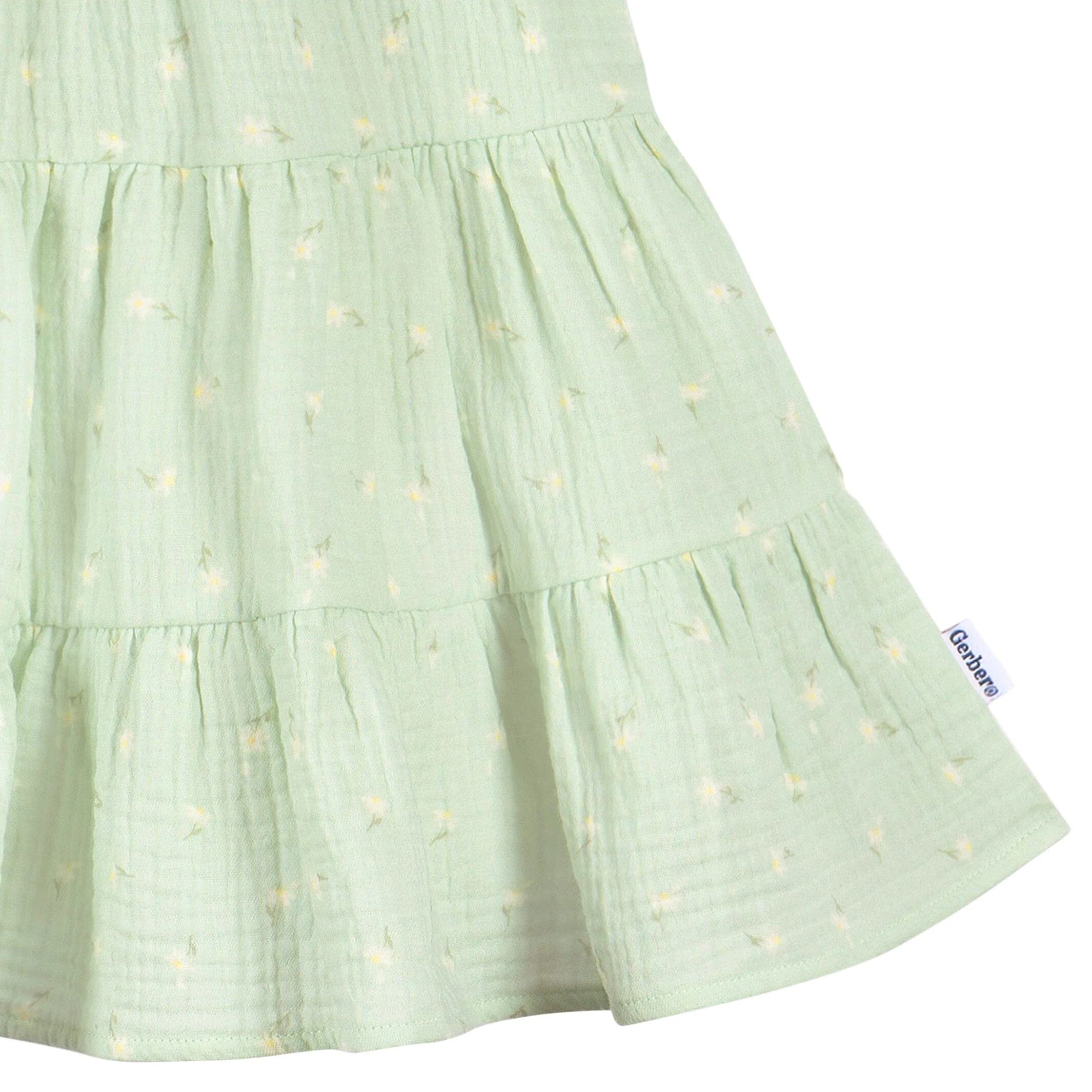 Toddler Girls Pick-A-Daisy Tiered Cotton Gauze Dress - Image 2