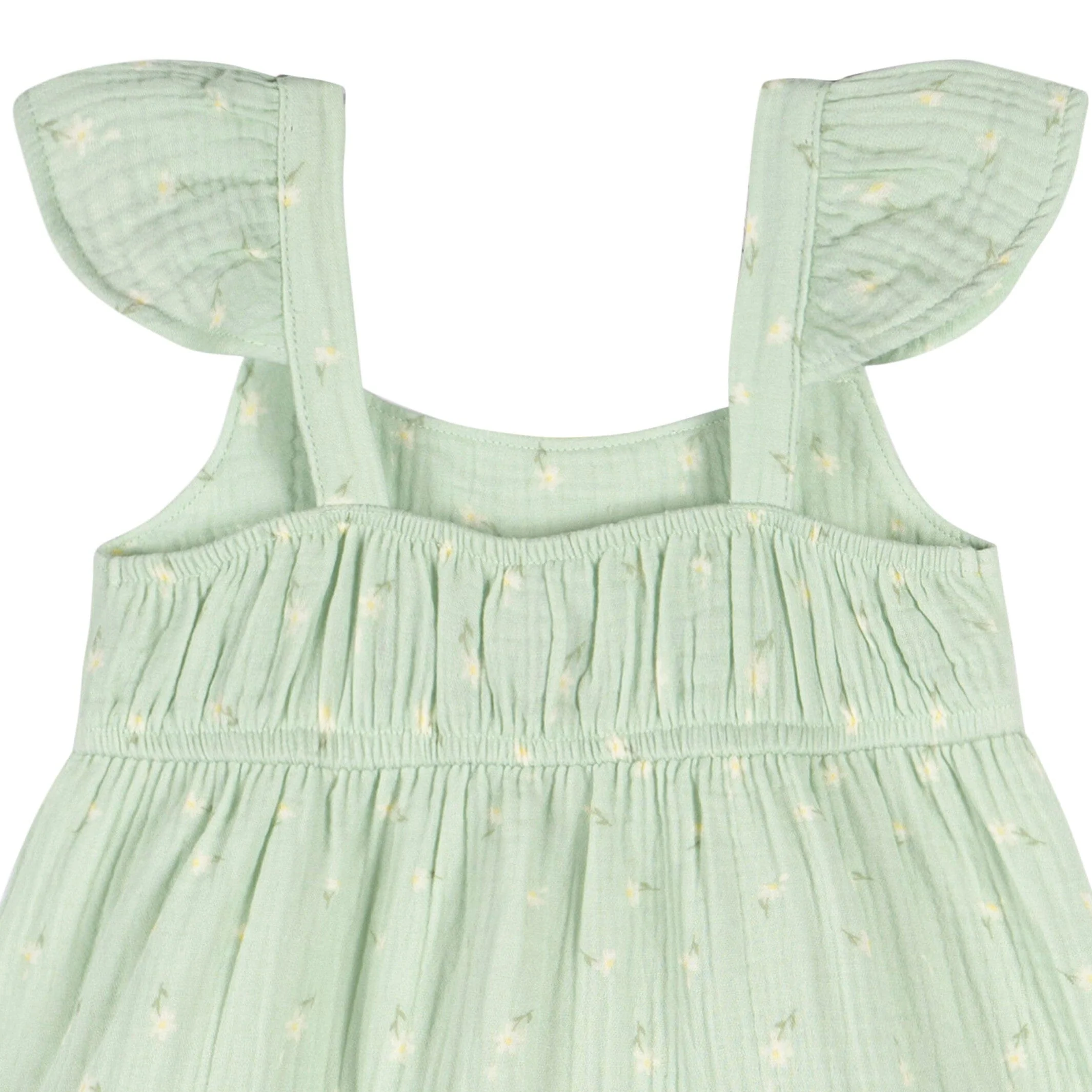 Toddler Girls Pick-A-Daisy Tiered Cotton Gauze Dress - Image 4