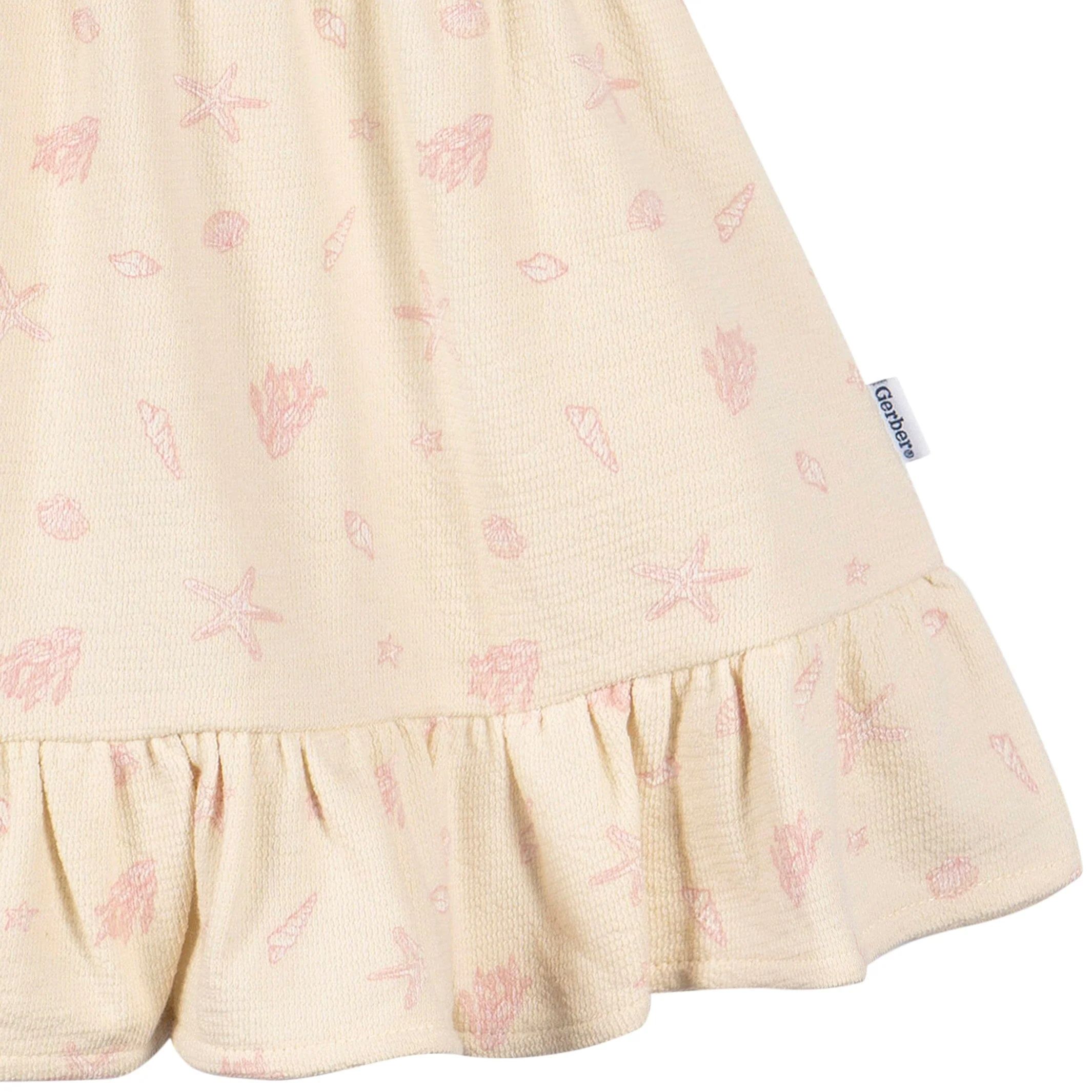 Toddler Girls Seashells Dress, 2T - Image 4