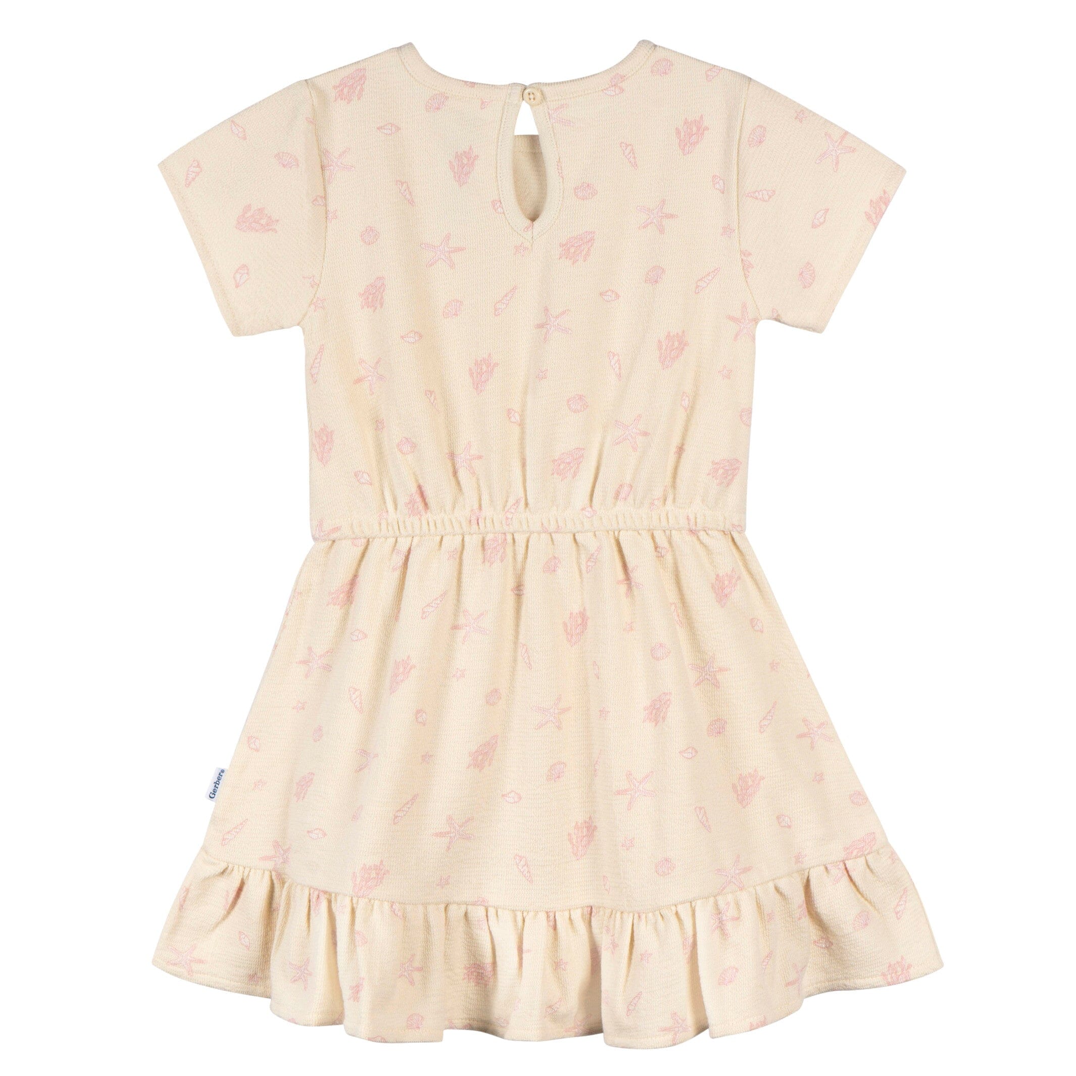 Toddler Girls Seashells Dress, 2T - Image 5