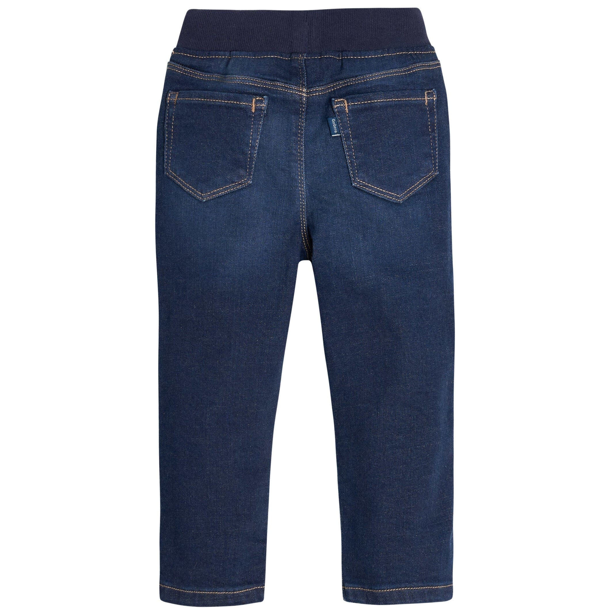 Toddler Neutral Dark Blue Skinny Denim Jeans - Image 3