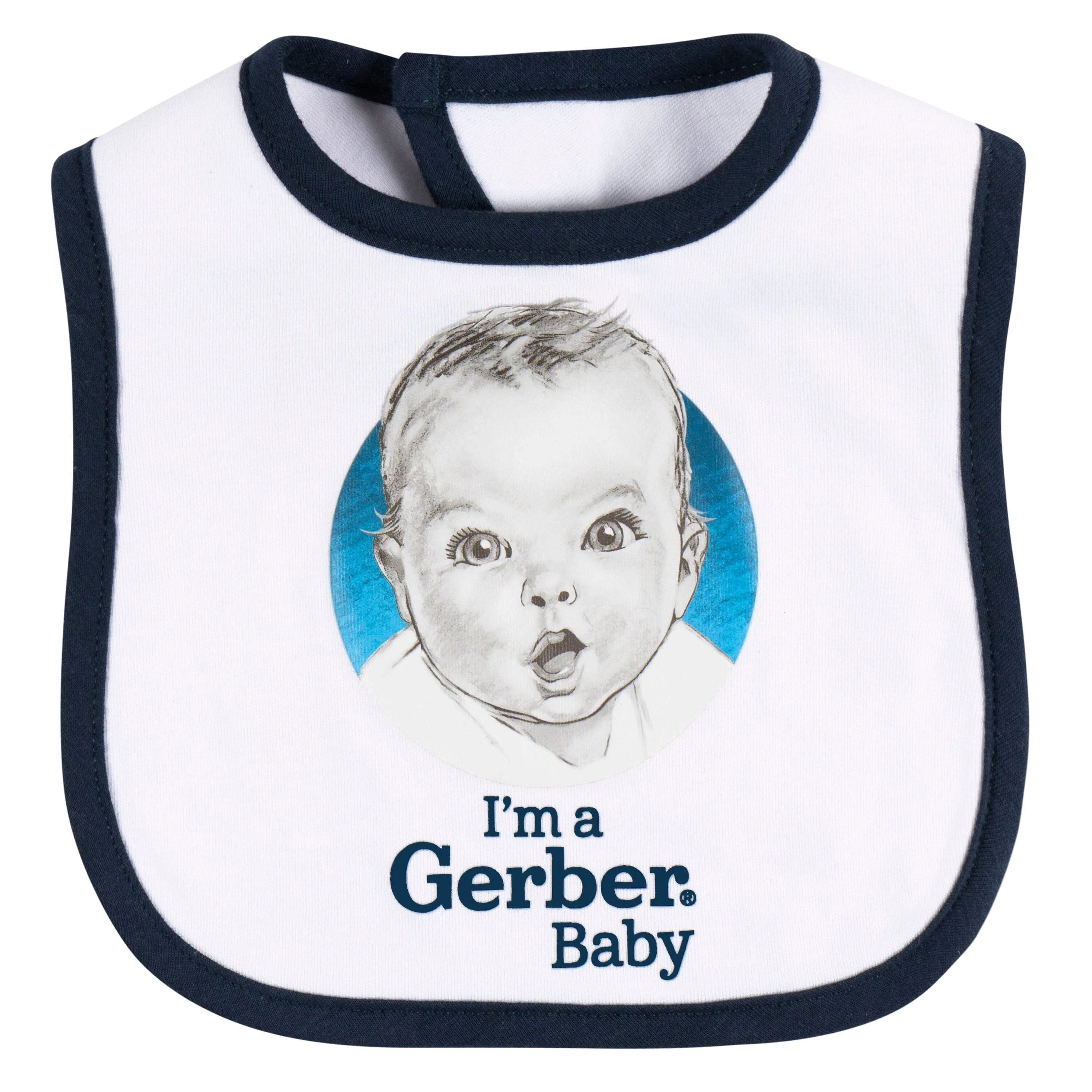 GerberĀ® Baby Neutral "I'm A GerberĀ® Baby" Bib - Image 2