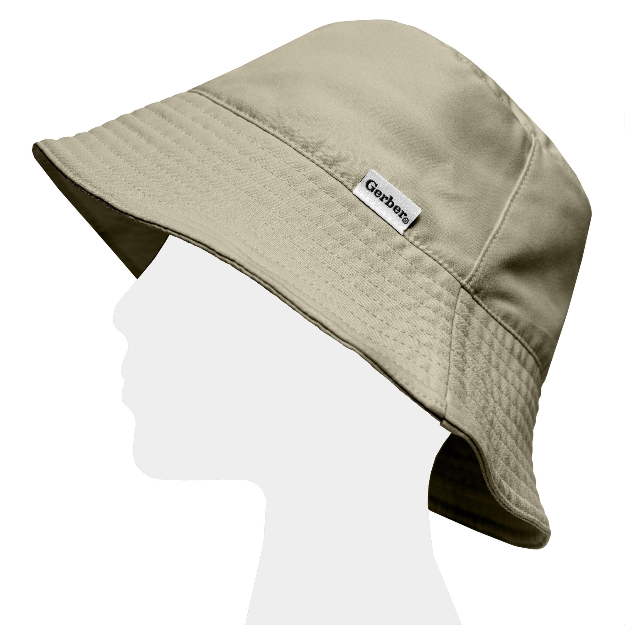 Toddler Neutral UPF 50+ Olive Sun Hat - Image 4