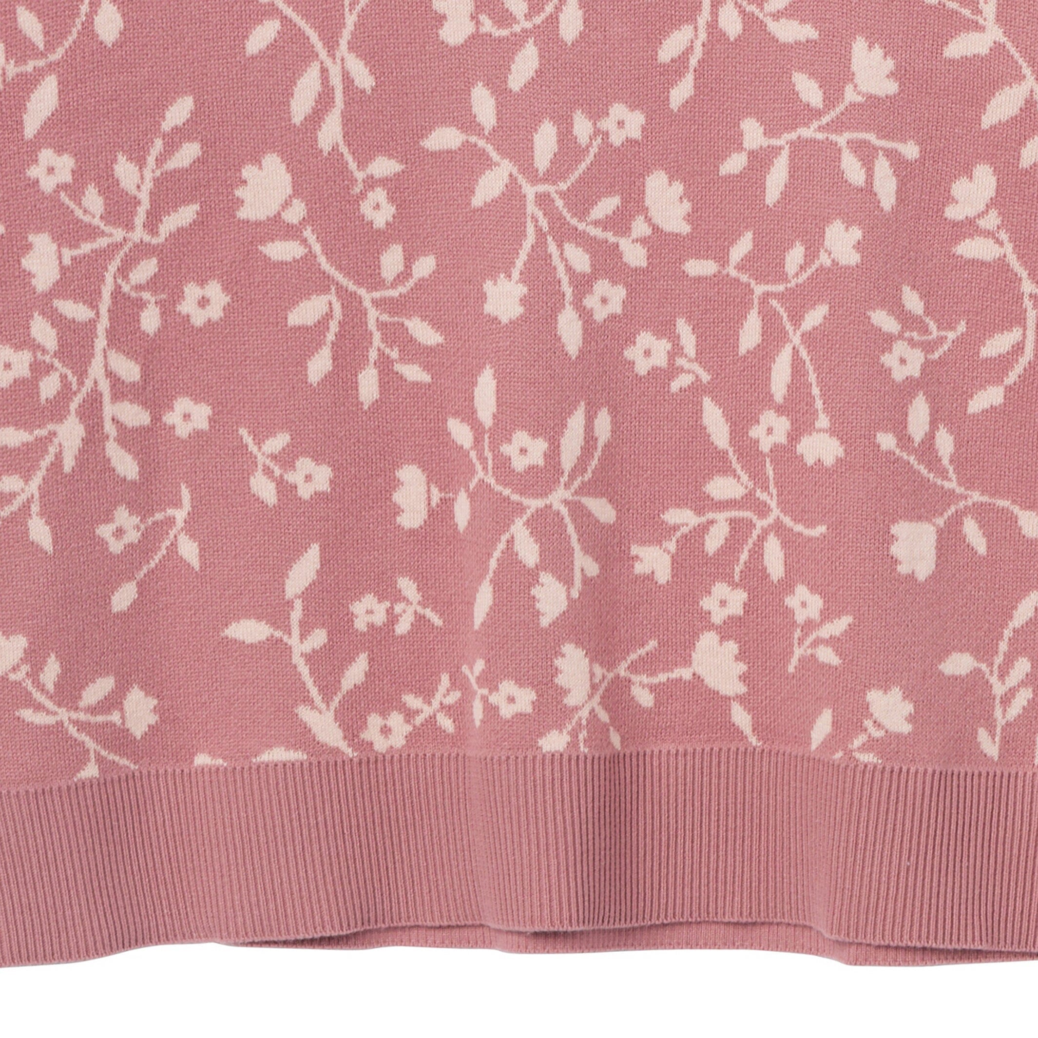 Womens Dark Rose Branches Sweater - Image 4